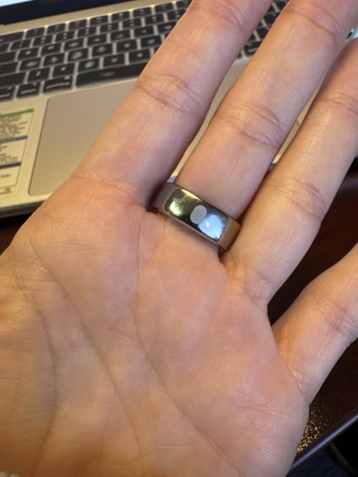 RingConn Gen 2 Air, Ultra-Thin AI Smart Ring, 10-Day Battery Life, Fitness/Sleep/Stress/HR Tracker for Women&Men, No App Fee for Standard Features, iOS & Android Compatible (Size 8, Galaxy Sliver) customer photo 2