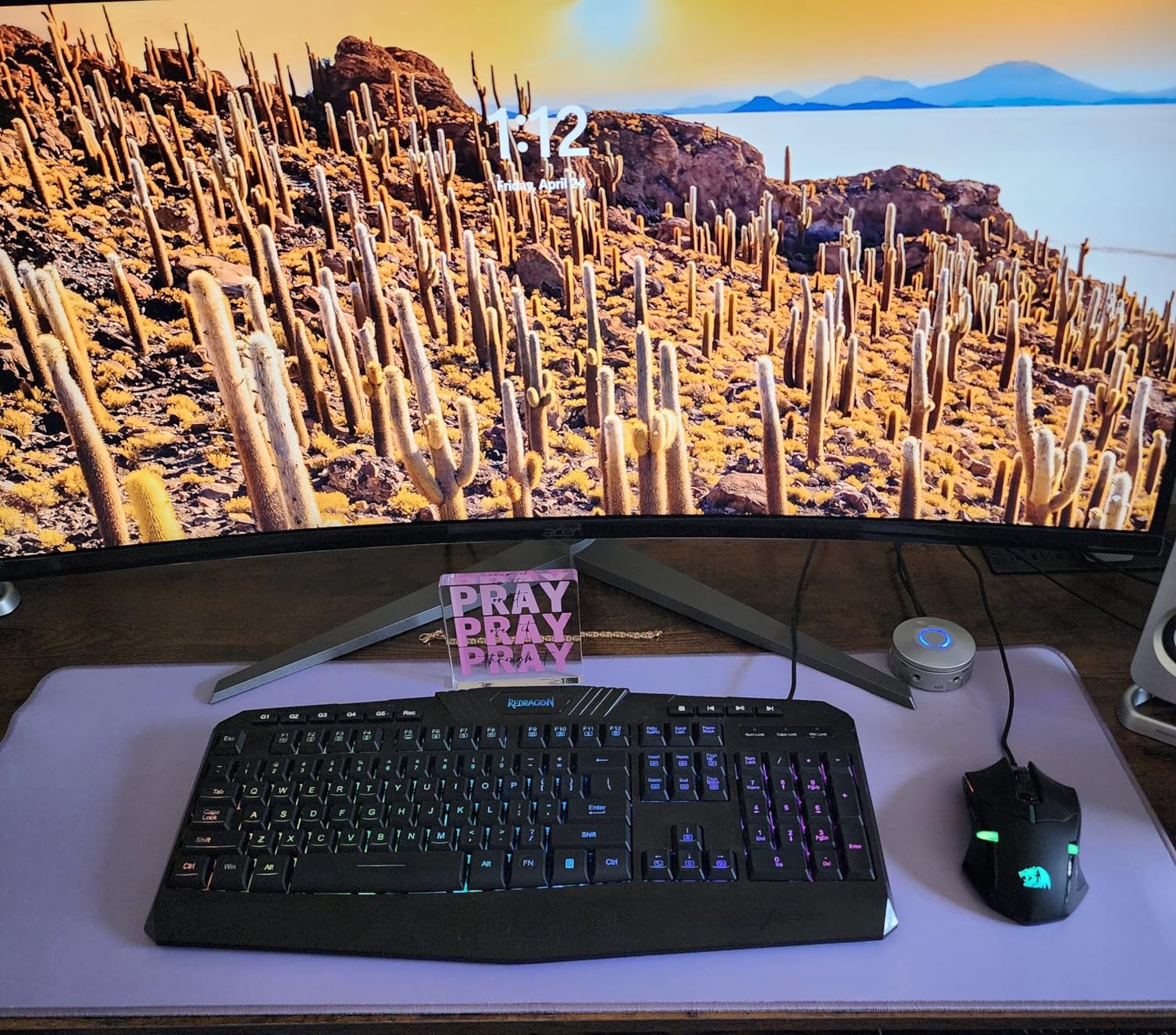Redragon S101M-KS Gaming Keyboard and Mouse Wireless with Tri-Mode, RGB Keyboard and 4800 DPI Gaming Mouse, 10 Independent Multimedia Keys customer photo 1