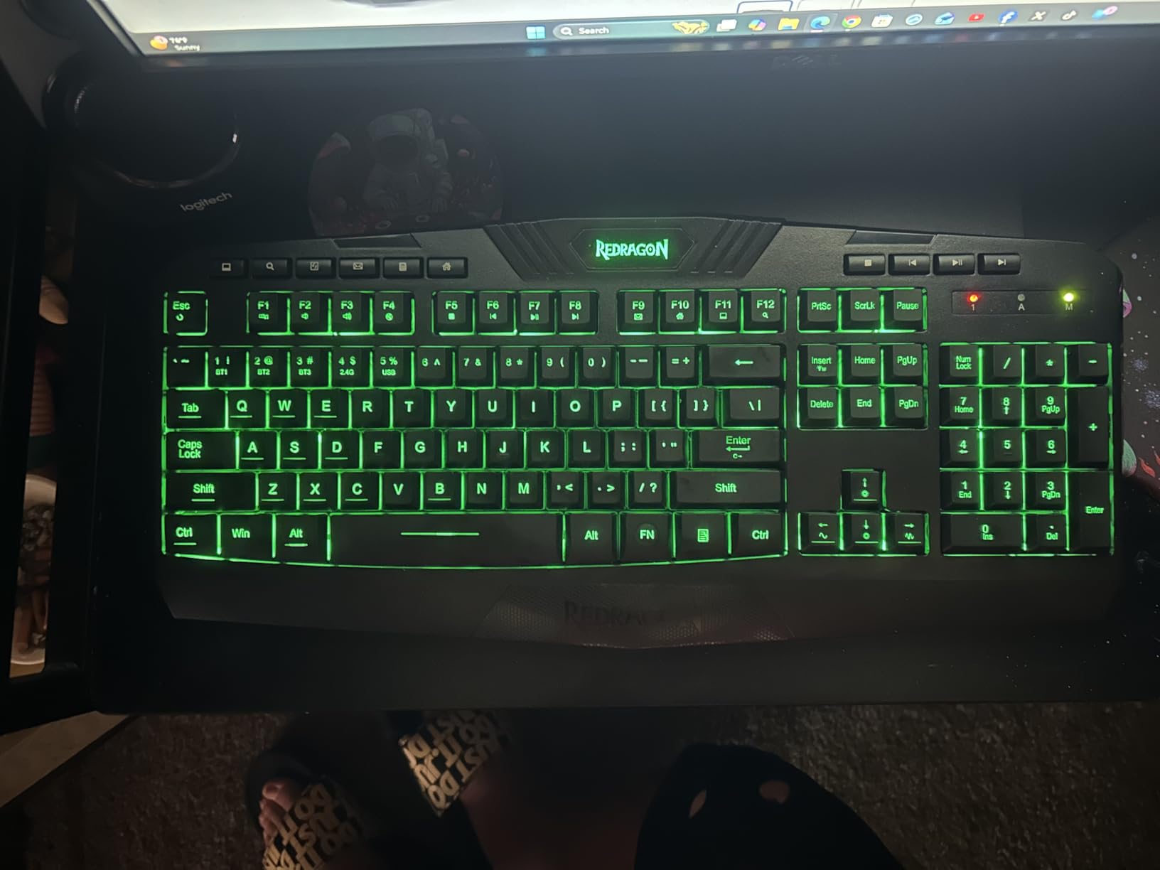 Redragon S101M-KS Gaming Keyboard and Mouse Wireless with Tri-Mode, RGB Keyboard and 4800 DPI Gaming Mouse, 10 Independent Multimedia Keys customer photo 2