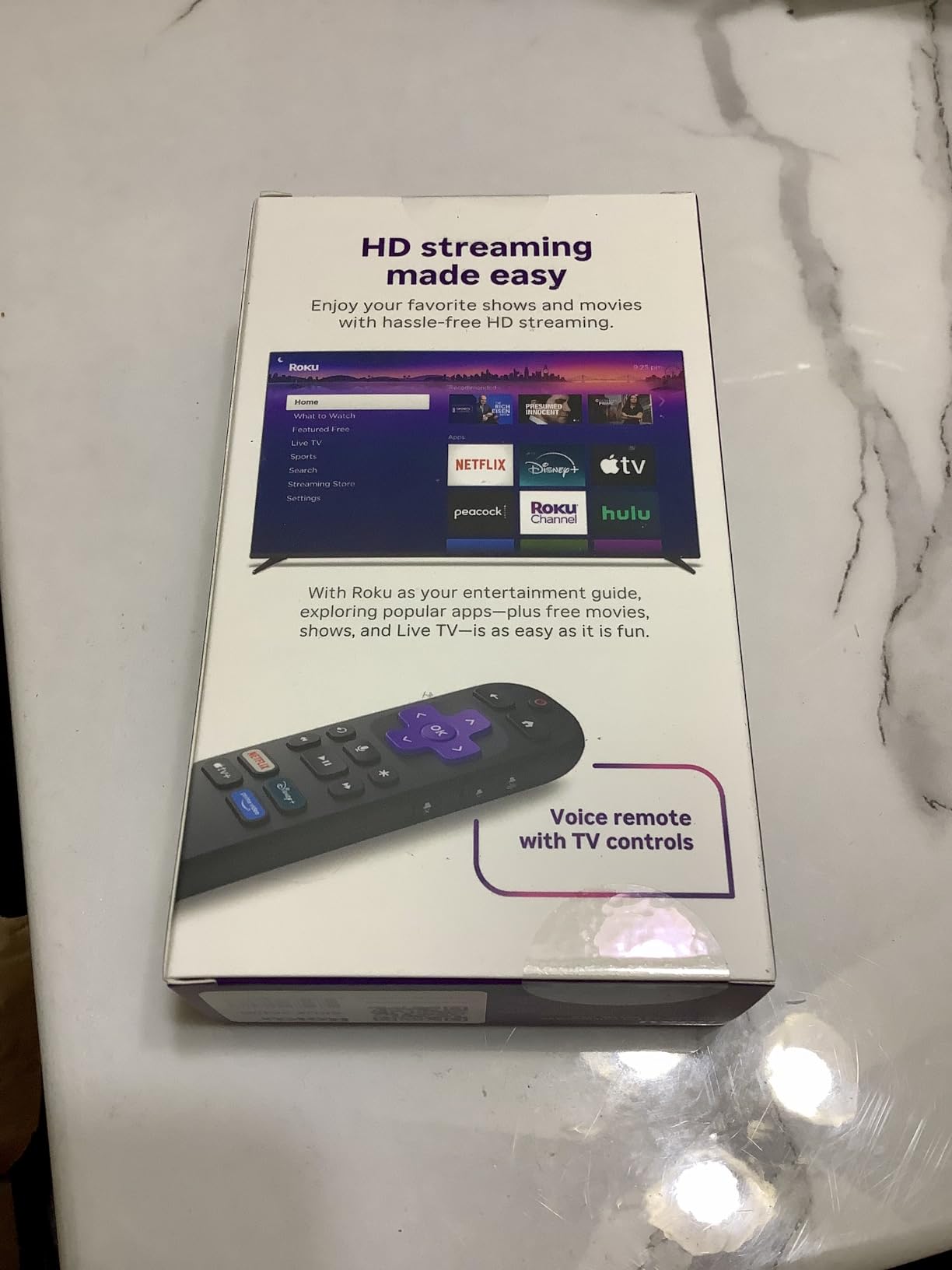 Roku Streaming Stick HD with Voice Remote | Compact 4K Streaming Device for TV with Roku Voice Remote & Long-Range Wi-Fi - Free & Live Local News, Sports customer photo 2