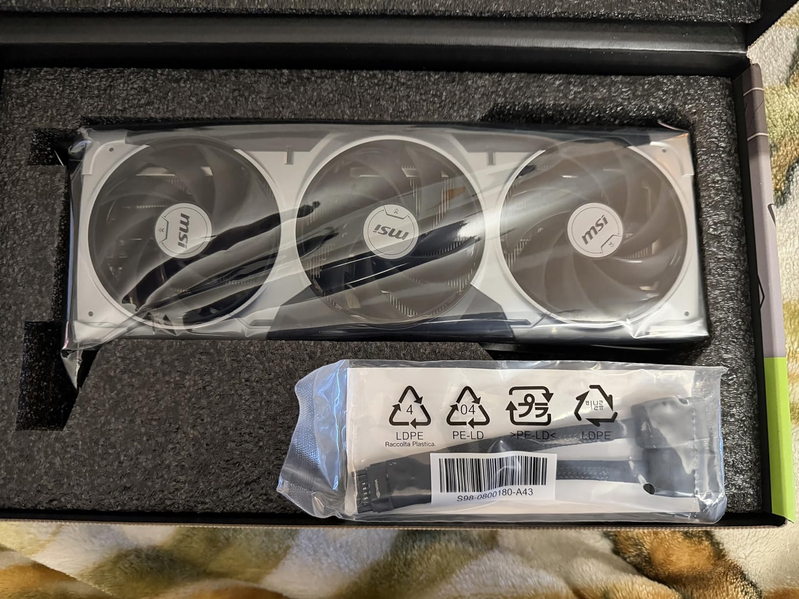 msi Gaming RTX 5070 12G Ventus 3X OC Graphics Card (12GB GDDR7, 192-bit, Extreme Performance: 2557 MHz, DisplayPort x3 2.1a, HDMI 2.1b, NVIDIA Blackwell Architecture) customer photo 2