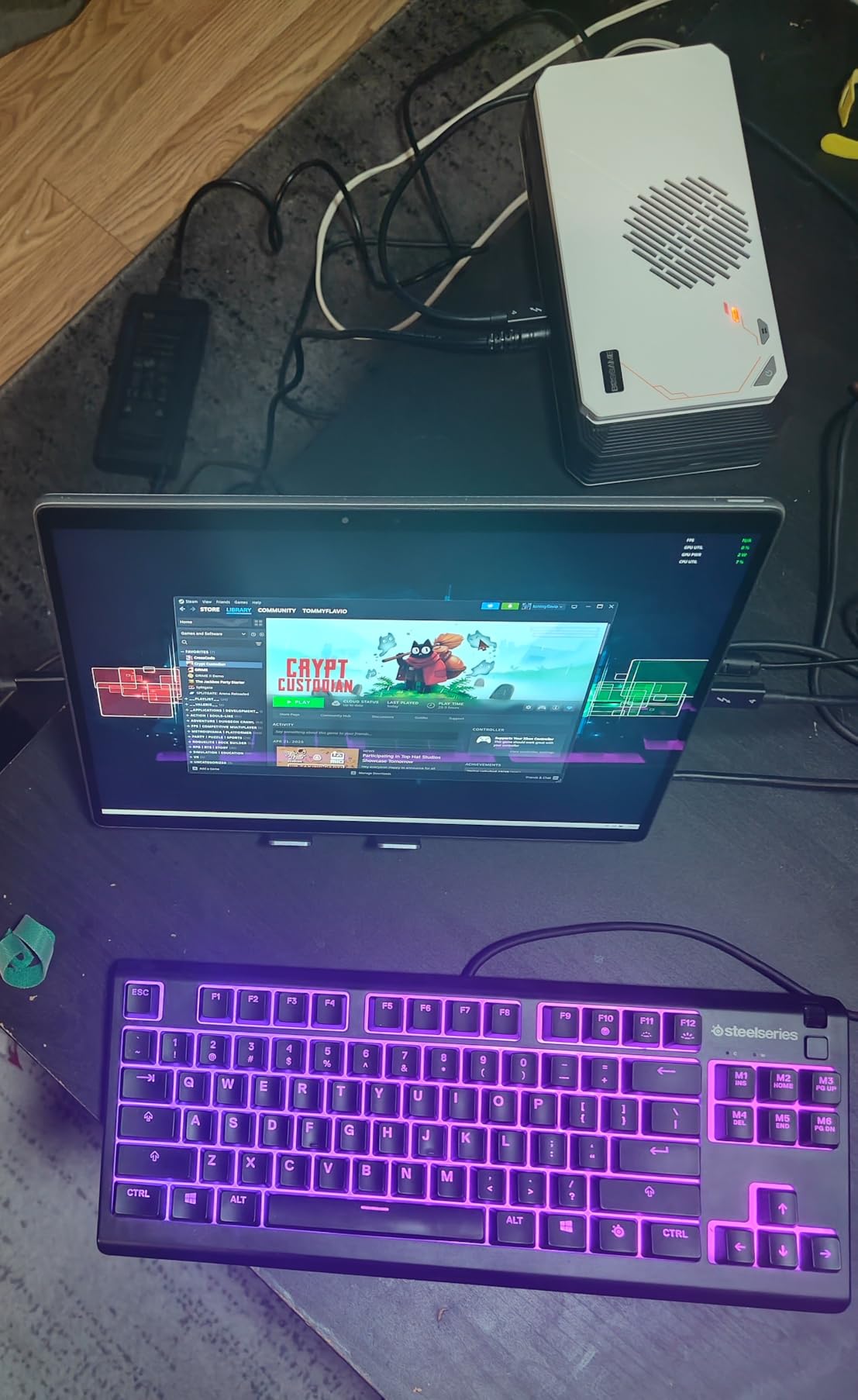 eGPU Graphic Card Dock Expansion Card, Radeon RX 7600M XT 8GB GDDR6 RDNA3 Architecture M.2 2280 Oculink, Support Thunderbolt 3 And Thunderbolt 4 customer photo 1
