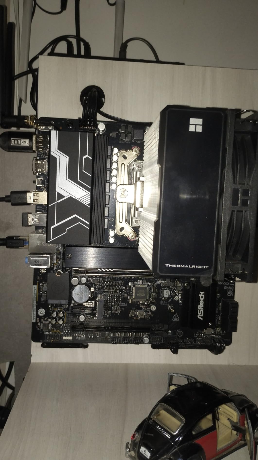 ASRock B850M-X WiFi R2.0 AM5 Micro-ATX Motherboard: Supports AMD Ryzen 9000/8000/7000 CPUs, DDR5 8200+ (OC), PCIe 5.0, Wi-Fi 6E, 2.5G LAN, USB-C, BIOS Flashback customer photo 1