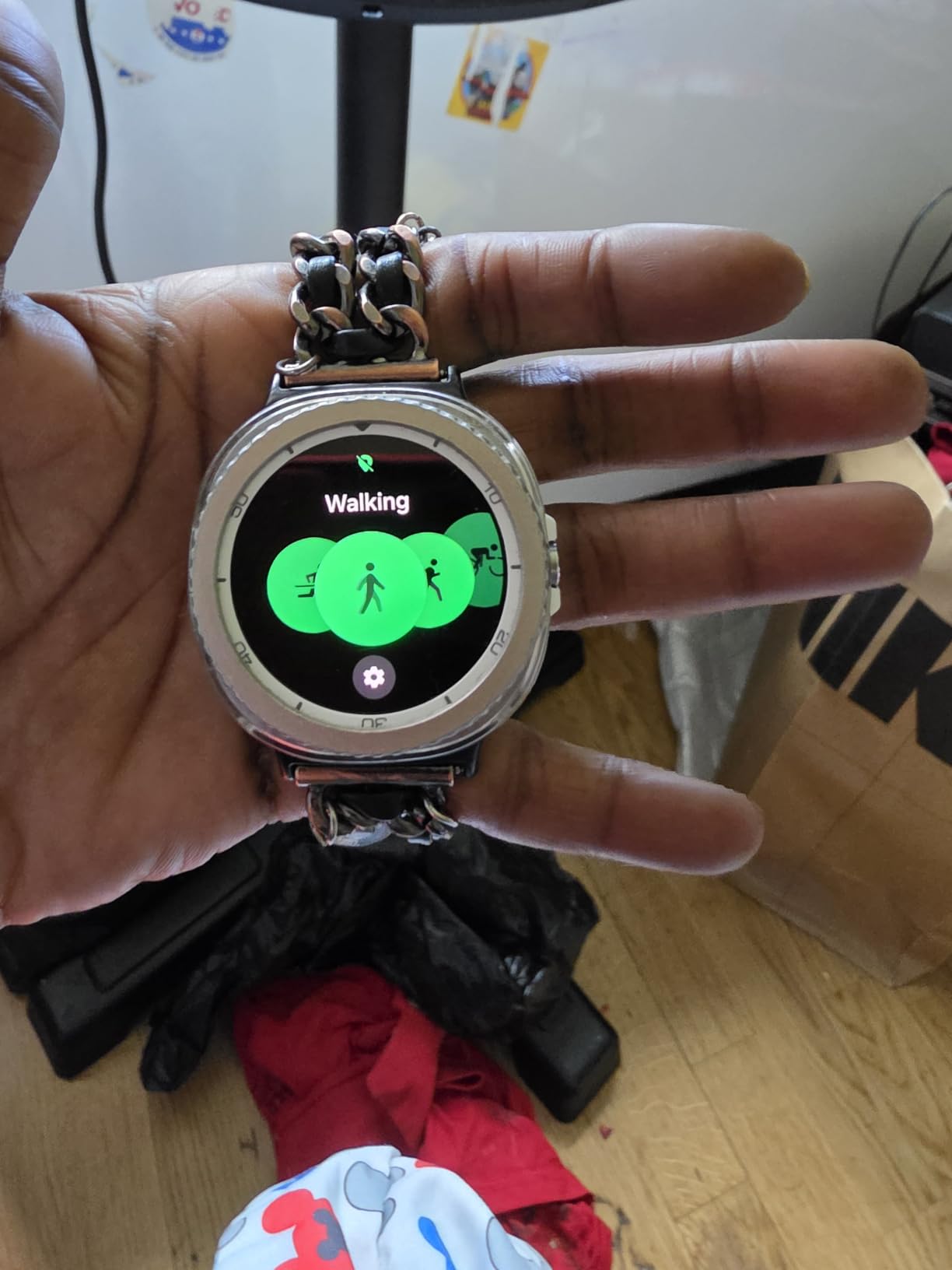 Samsung Galaxy Watch 8 Classic (2025) 46mm Bluetooth Smartwatch, Cushion Design, Rotating Bezel, Quick Button, Sleep Coaching, Running Coach, Energy Score, Black [US Version, 2 Yr Warranty] customer photo 1