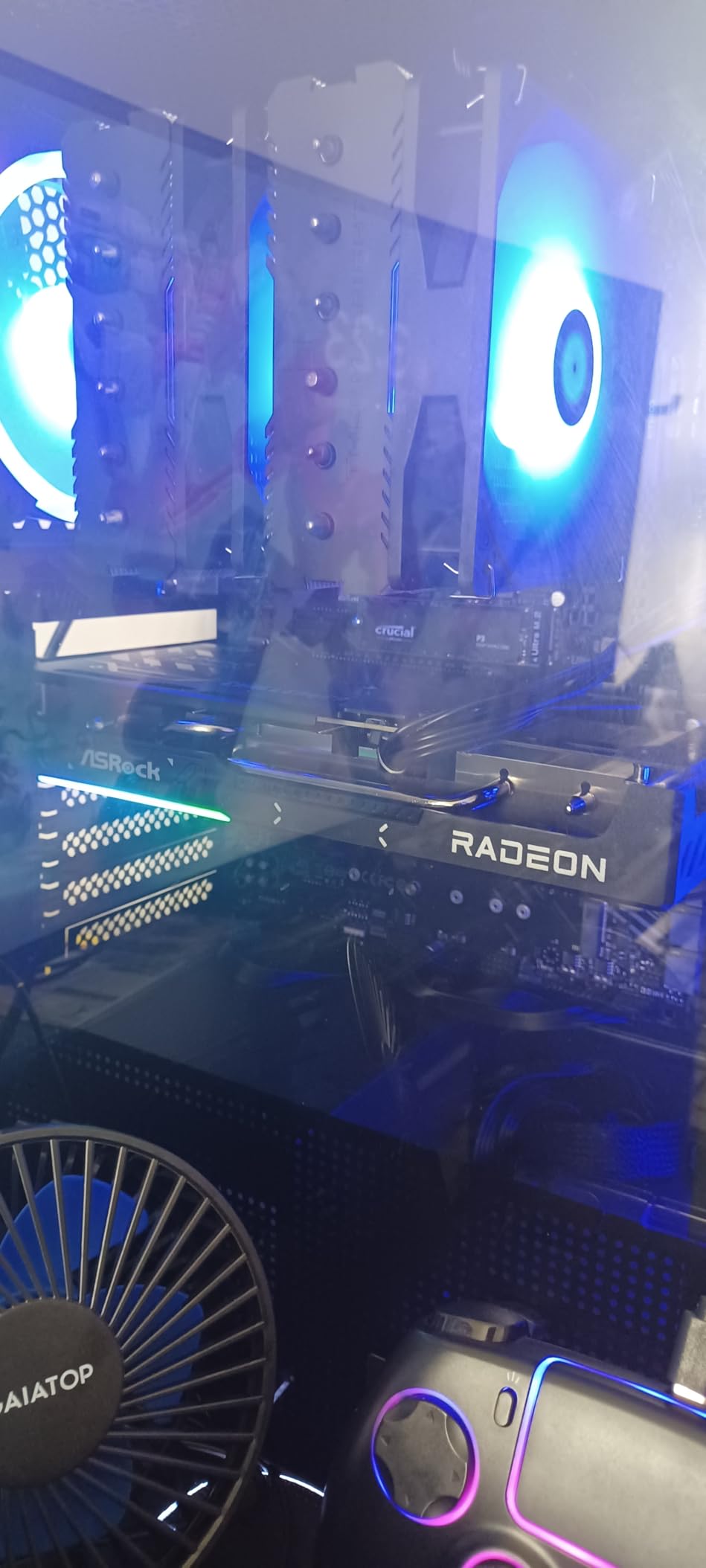 Radeon RX 9060 XT Challenger 16GB OC Graphics Card, AMD RDNA 4 Architecture, 16GB GDDR6, PCIe 5.0, Dual Fans, 0dB Silent Cooling, LED Indicator, DisplayPort 2.1a, HDMI 2.1b customer photo 1