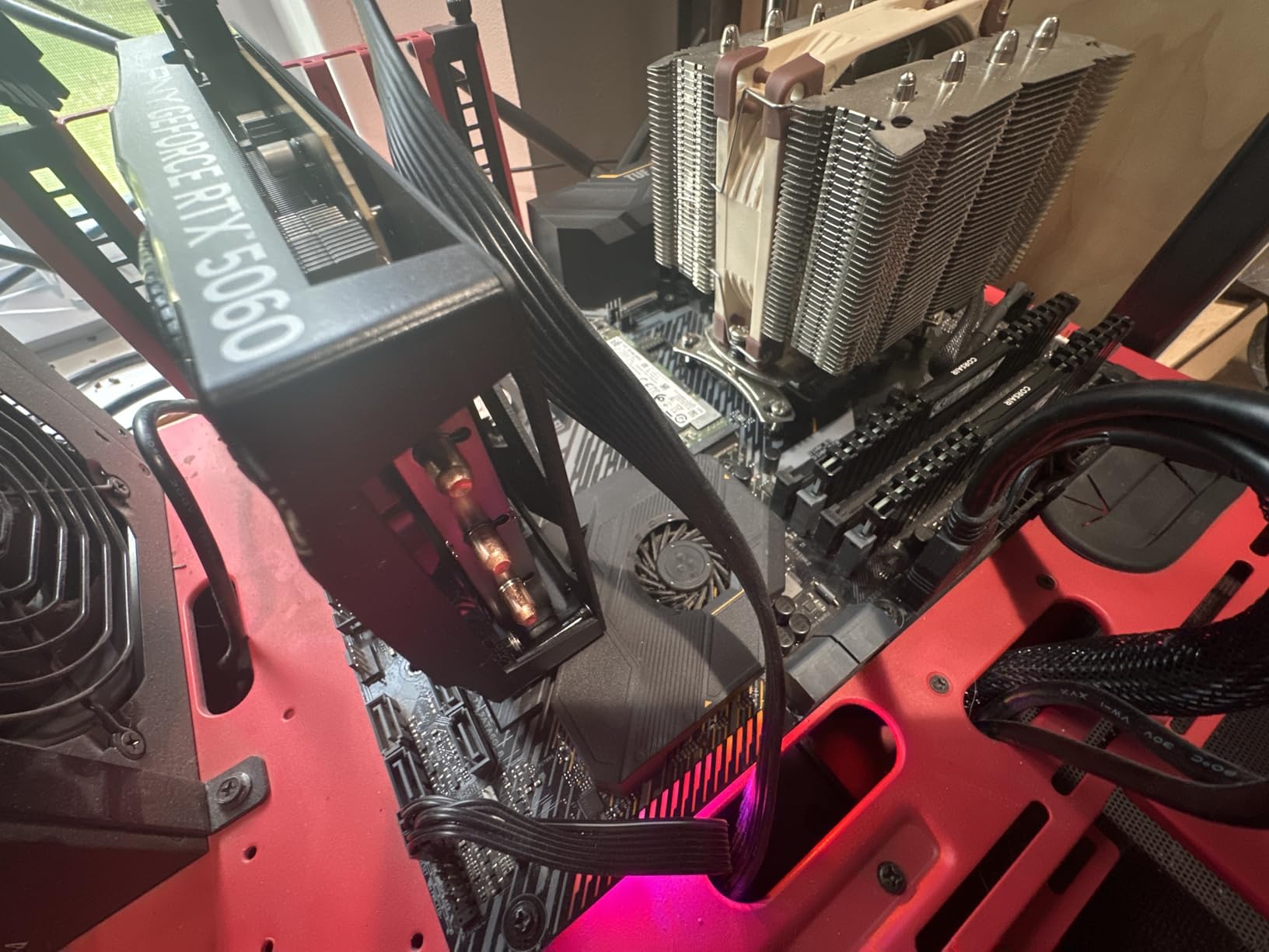 PNY NVIDIA GeForce RTX 5060 Epic-X ARGB OC Triple Fan, Graphics Card (8GB GDDR7, 128-bit, SFF-Ready, PCIe 5.0, HDMI/DP 2.1, 2-Slot, NVIDIA Blackwell Architecture, DLSS 4) customer photo 2