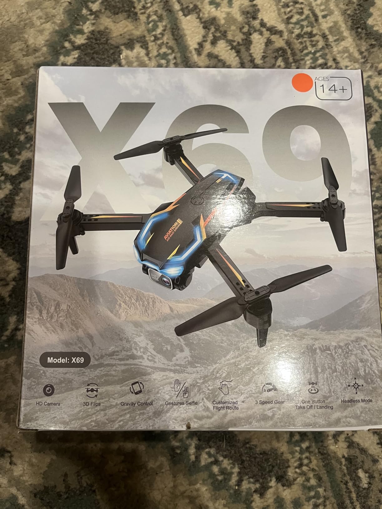 Drone with Camera for Adults, 2K HD FPV Drones with Upgrade Altitude Hold, One-Key Take Off/Landing, Speed Adjustment, Headless Mode, 2 Batteries, Toys Gifts for Teen Boys Girls, Beginner customer photo 2
