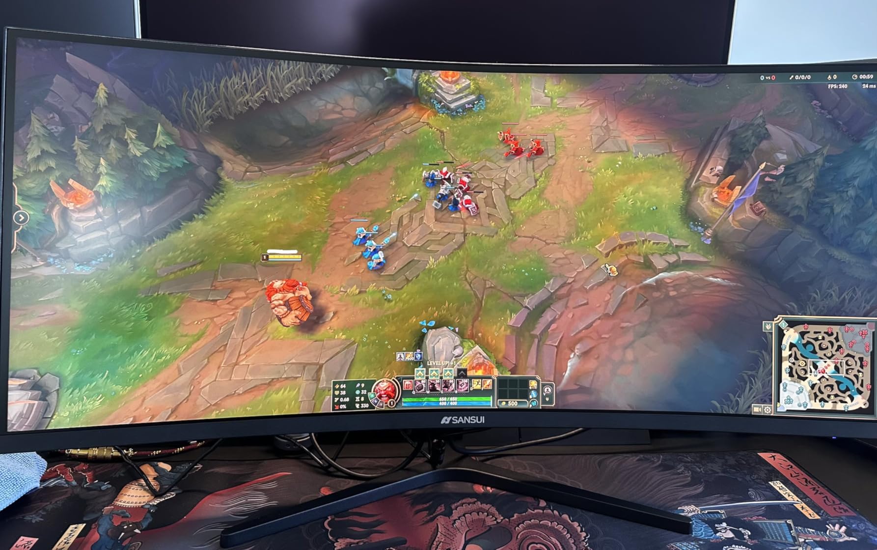 SANSUI 24 Inch Curved 160Hz Gaming Monitor,1500R Curved Gaming Monitor FHD 1080P Computer Monitor,MPRT 1ms Fast VA Display,Freesync,HDR,3000:1, HDMI2.0,DP1.4, VESA Support(ES-G24C1L HDMI Cable Incl.) customer photo 1
