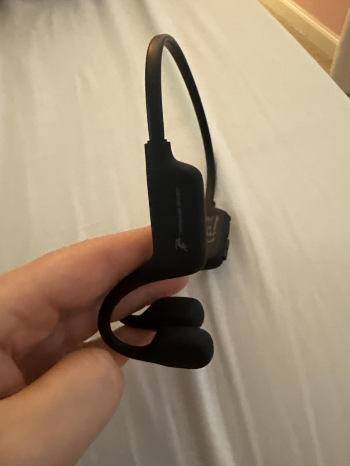 Bone Conduction Headphones, Open Ear Wireless Bluetooth 5.4 Headphones with Mic, IPX6 Waterproof Sport Bluetooth Headset, 15H Playback for Running, Cycling, Walking, Outdoor customer photo 2