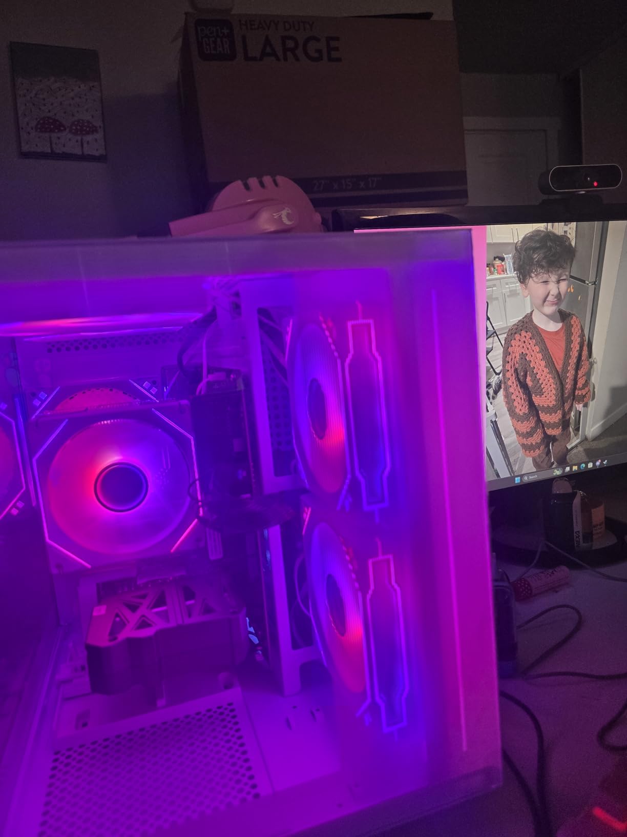 suevery Gaming PC | RTX 5060 8G GPU | DDR5 32G RAM | Nvme 1TB SSD | Core 13th I9 13900HX(24Cores 32Threads Up to 5.4G) | Prebuilt Desktop Computer White WiFi customer photo 2
