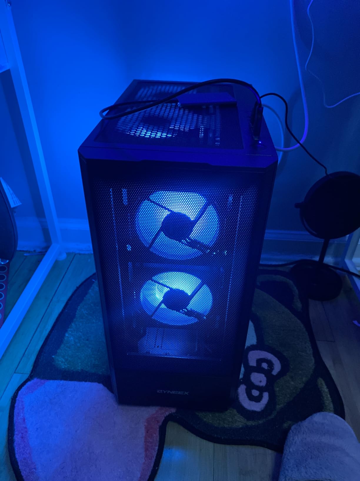 Gaming Desktop PC AMD R5 9600X 3.7GHz, GeForce RTX 5060 8GB GDDR6, 32GB DDR5 6000MHz RAM, 1TB NVMe SSD, 240mm Liquid Cooler, 5 ARGB Fans, Wi-Fi, Prebuilt Gaming Computer customer photo 1