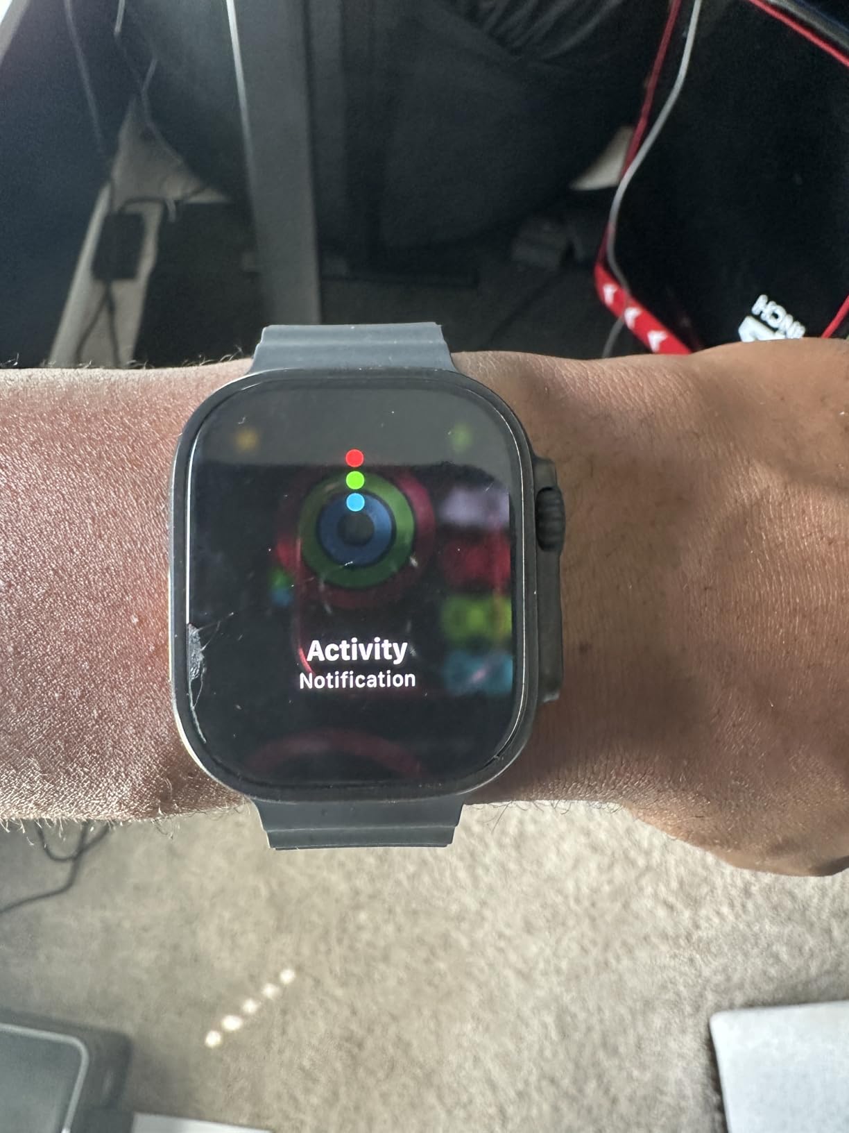 Apple Watch Ultra 3 [GPS + Cellular 49mm] Running & Multisport Smartwatch w/Rugged Titanium Case w/Black Ocean Band. Satellite Communications, Advanced Health & Fitness Tracking customer photo 1