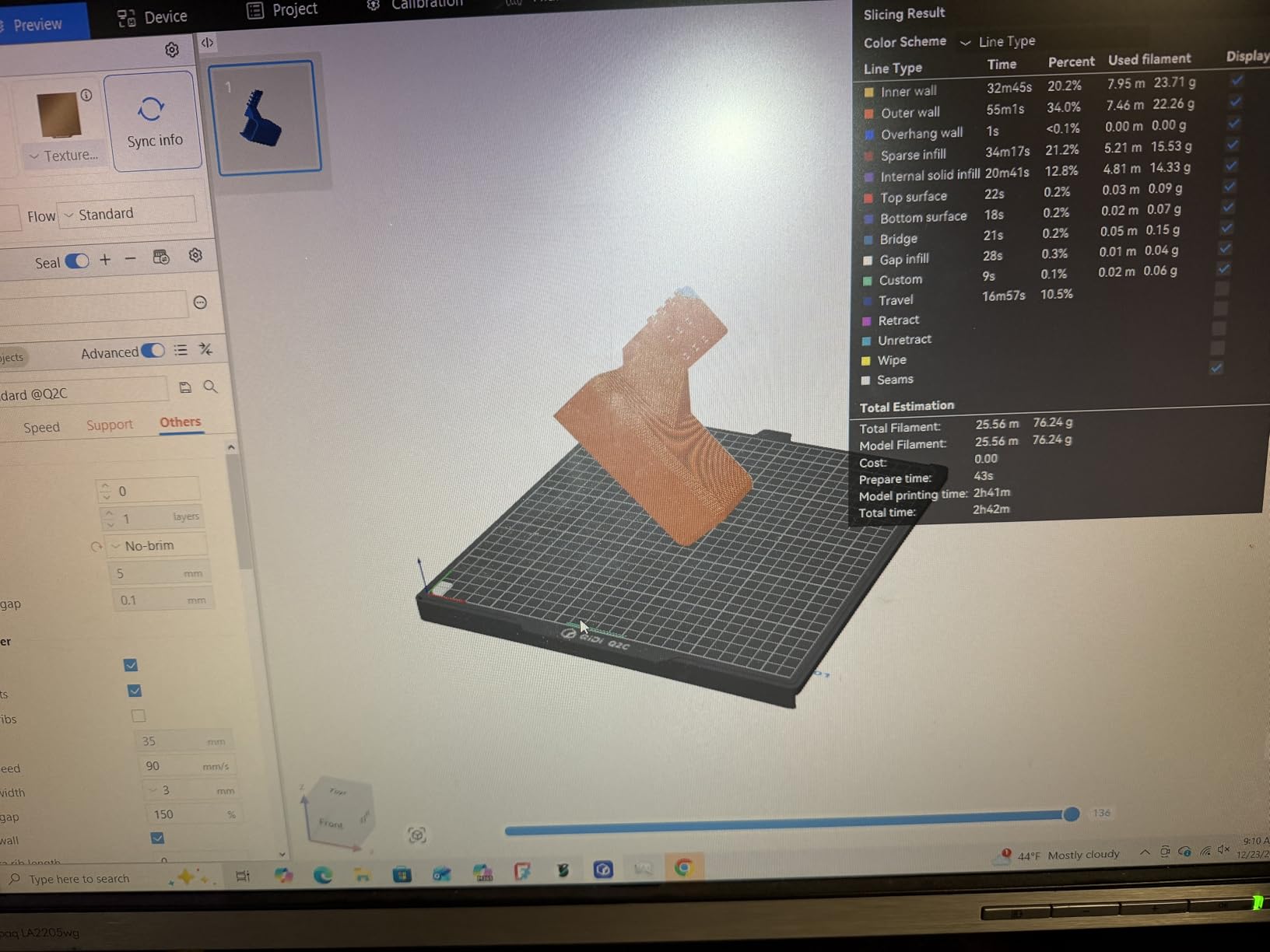 QIDI Q2C 3D Printer, Enclosed FDM with New Generation Leveling Sensor for Full Auto Leveling, 600mm/s High Speed, 270x270x256mm Build Volume, 370°C Bimetal Hotend Unlock PPS-CF, from Beginner to Expert customer photo 2