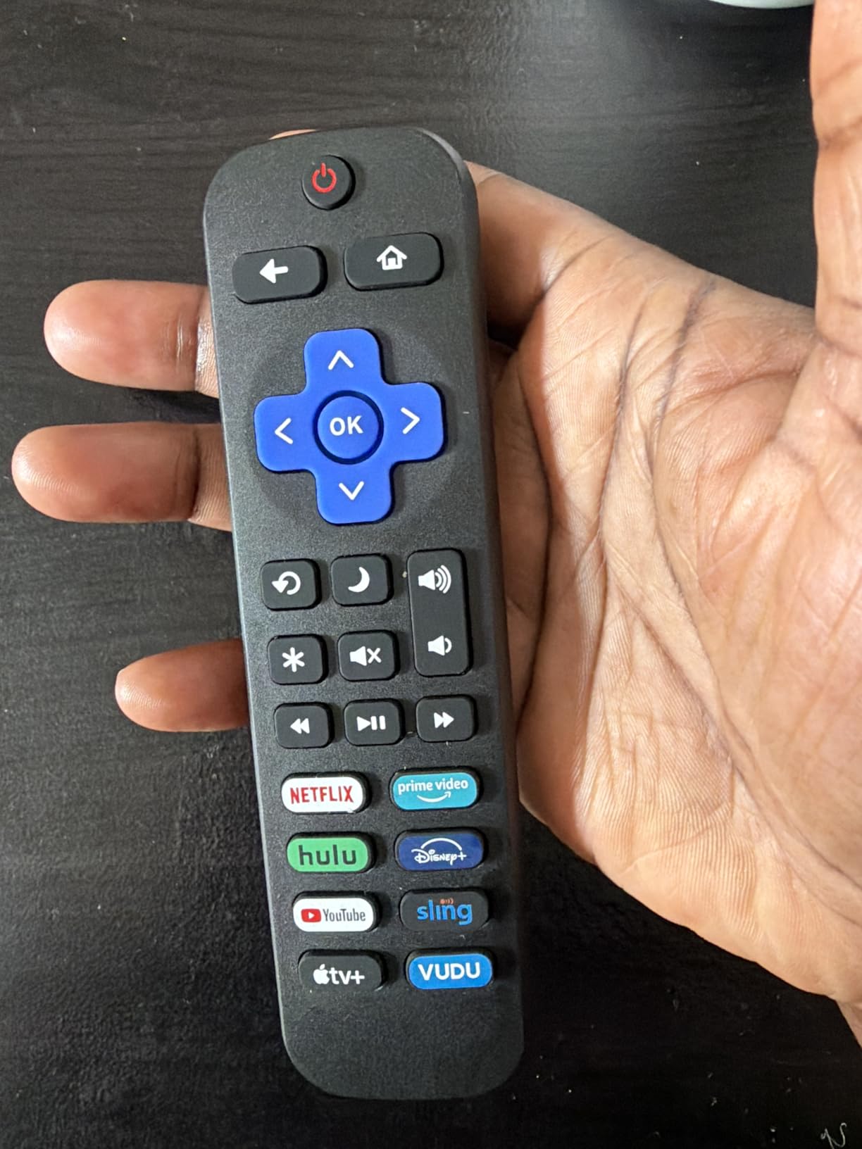 2 Pack Replacement Remote Control Only for Roku TV, Compatible for TCL Roku/Hisense Roku/Onn Roku/Sharp Roku/Philips Roku/Element Roku/Westinghouse Roku TVs customer photo 2