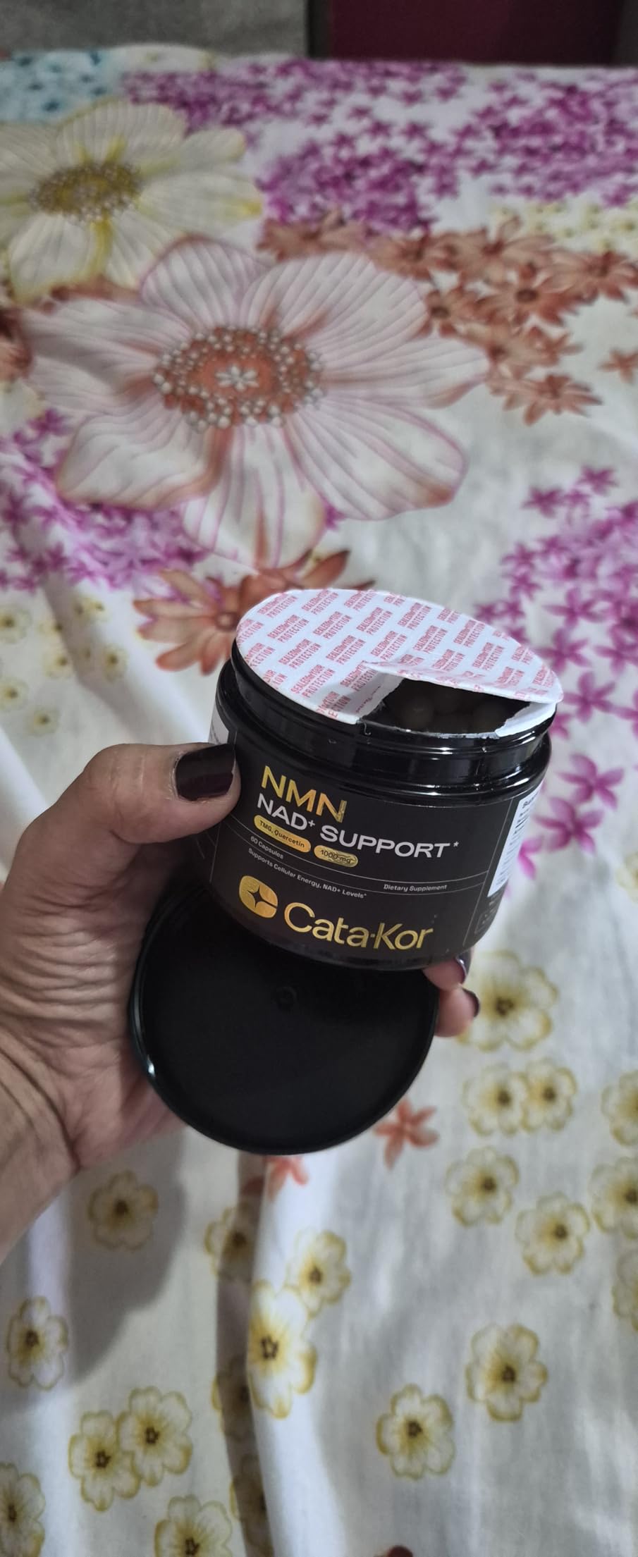 Cata-Kor NMN Supplement - 4-in-1 NAD Supplement with Quercetin | TMG | Resveratrol - NMNH Alternative - Supports Cellular Energy & NAD+ Level - 60 Capsules - Third-Party Tested (1 Pack) customer photo 1