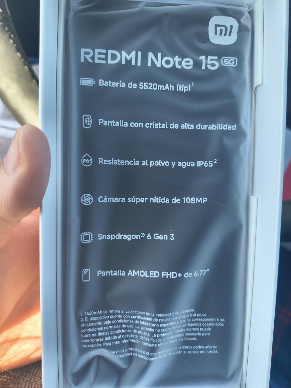 XIAOMI Redmi Note 15 5G Ai (Compatible with Tmobile Mint Tello Global) (256GB + 8GB) 6.77