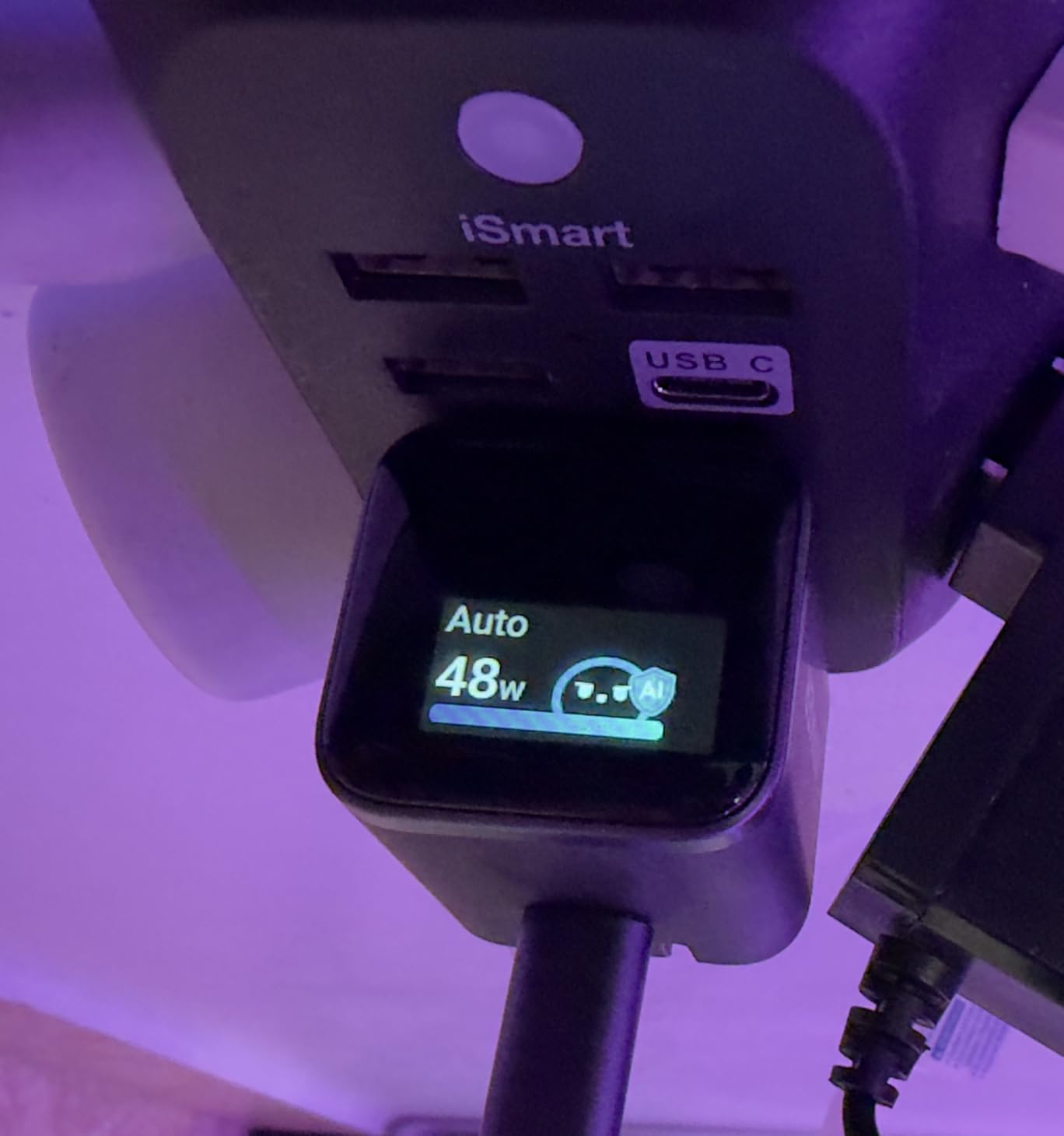 Anker Smart Display Charger, Anker Nano USB C Charger Block, 45W Max GaN Phone Charger, 180 Degree Foldable Plug, Smart Recognition, Built-in Care Mode, for iPhone 17/16/15 (Non-Battery, One USB-C Port, No Cable) customer photo 1
