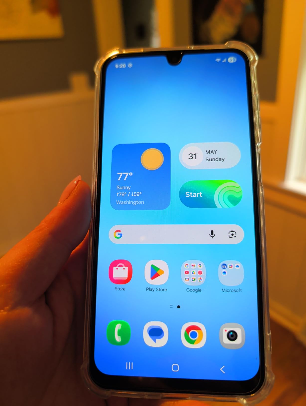 Samsung Galaxy A17 5G Smart Phone, 128GB, Large AMOLED, High-Res Camera, Durable Design, Super Fast Charging, Expandable Storage, Circle to Search, 2025, US 1 Yr Manufacturer Warranty, Gray customer photo 1