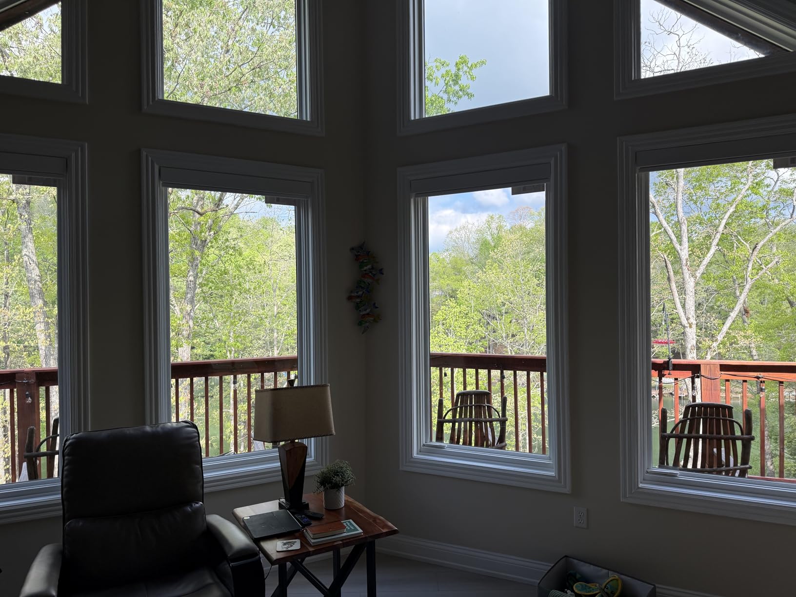No Drill Motorized Blinds with Remote, Blackout Automatic Blinds with Solar Panel, Cordless Smart Electric Roller Shades for Windows, White, 34 x 72 customer photo 2