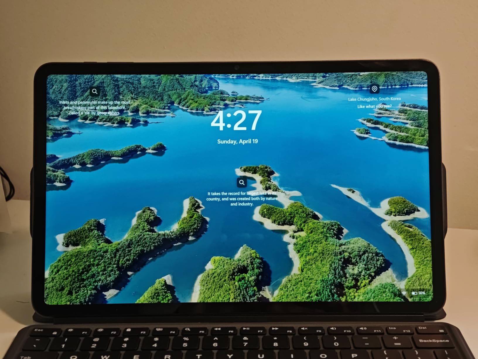 2-in-1 Laptop Tablet 2026 with Magnetic Keyboard & 1-Year Office 365, 12
