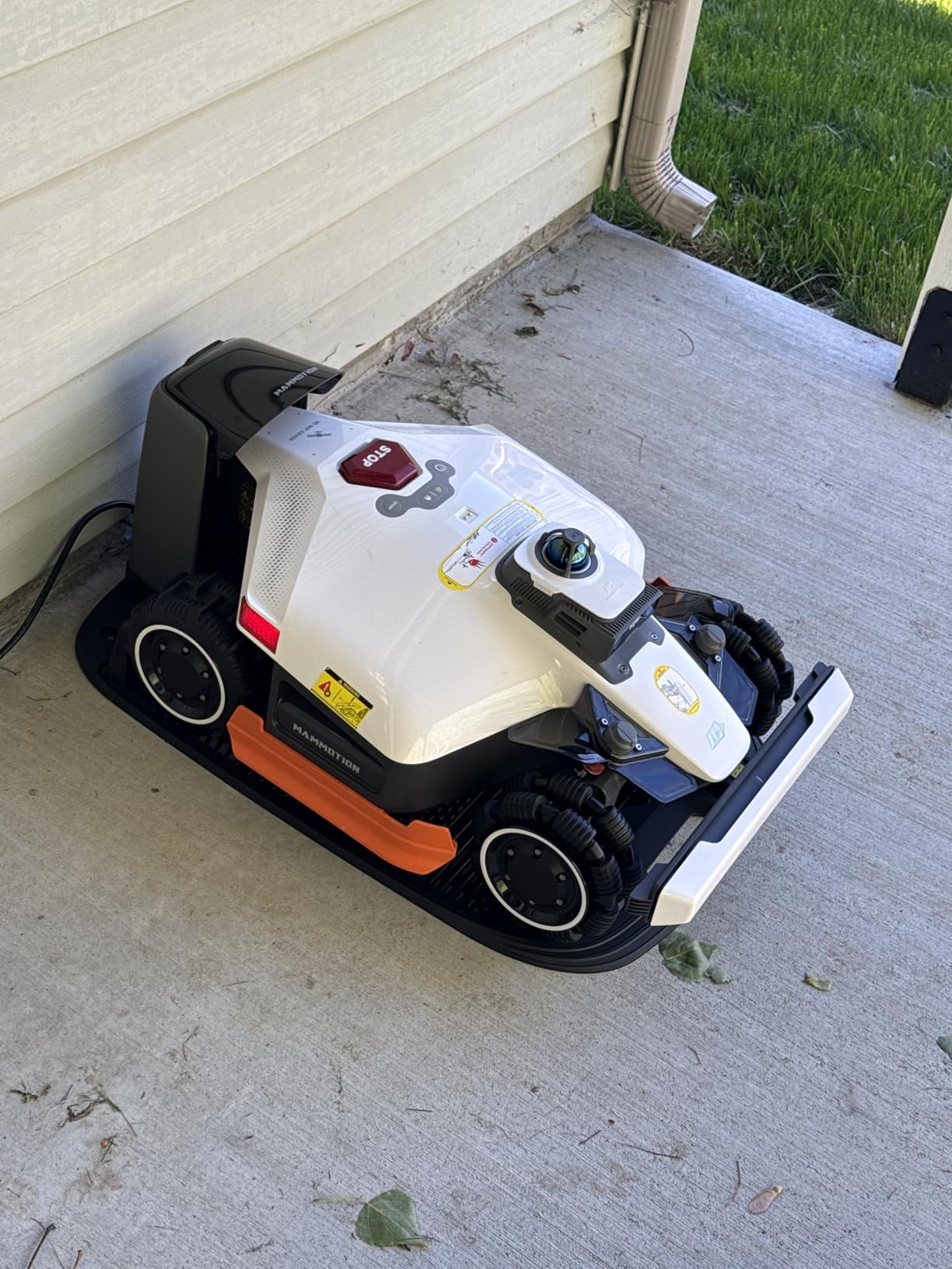 Mammotion LUBA 3 AWD 5000H Robot Lawn Mower for 1.25 Acres, 360deg LiDAR+NetRTK+AI Vision Tri-Fusion Positioning, All-Wheel-Drive for 80% Slopes, 50 Multi-Zone Management, Cutting Height 2.2