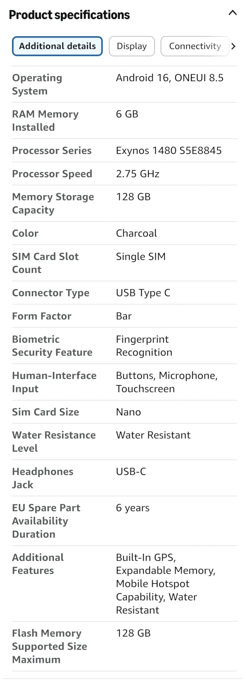 Samsung Galaxy A37 5G (2026), Unlocked Android Smartphone, 256GB, AMOLED Display, Triple Camera, IP68, Slim Phone, 5000mAh Battery, US Version, US 1 Yr Warranty, Awesome Lavender customer photo 1