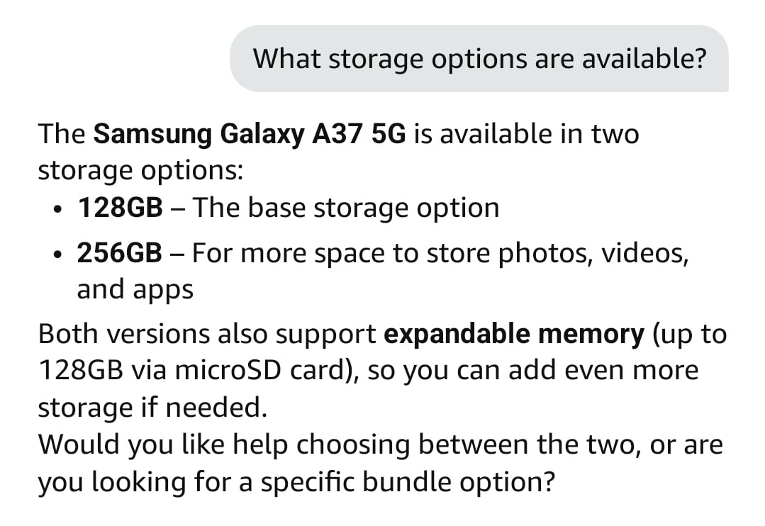 Samsung Galaxy A37 5G (2026), Unlocked Android Smartphone, 256GB, AMOLED Display, Triple Camera, IP68, Slim Phone, 5000mAh Battery, US Version, US 1 Yr Warranty, Awesome Lavender customer photo 2