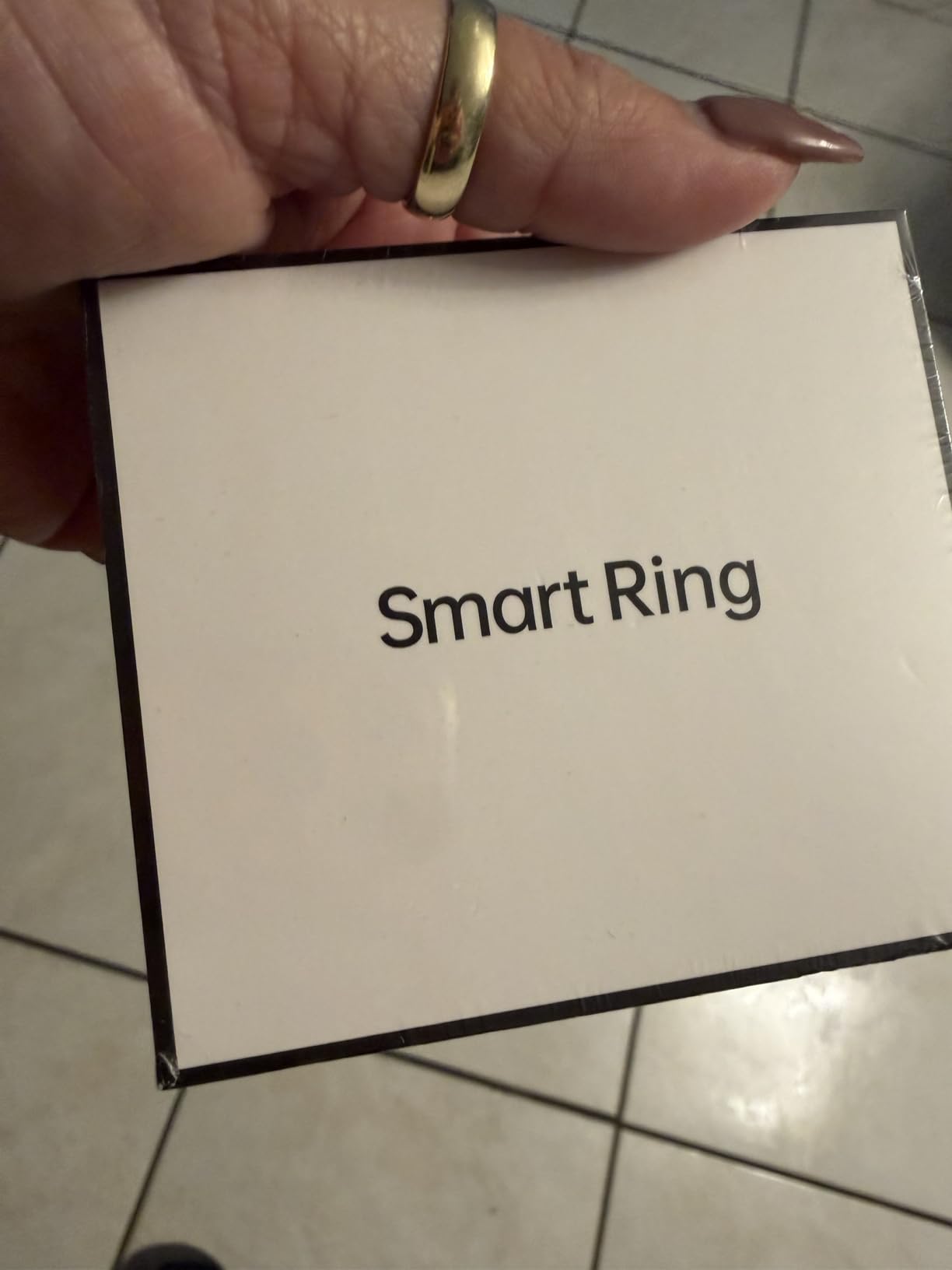 Smart Health Ring Fitness Tracker with Stress & Sleep Monitoring, Waterproof Activity Tracker, Compatible with iOS & Android, No Subscription Fee, Lightweight Wearable for Women & Men (Black, 12) customer photo 2