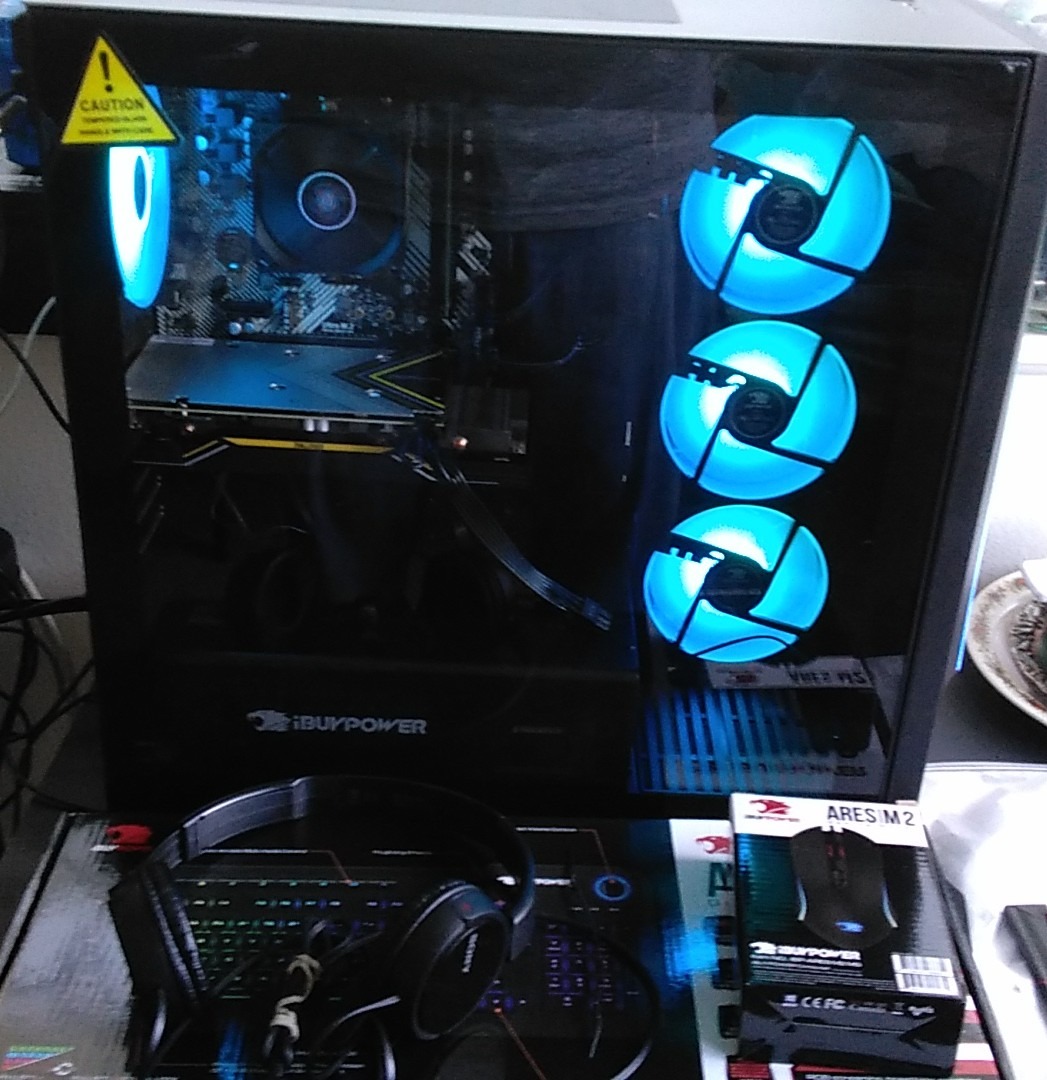 iBUYPOWER Element Gaming PC Desktop Computer Intel Core i7 14700F CPU, NVIDIA GeForce RTX 5070 12GB GPU, 32GB DDR5 RGB 5200MHz RAM, 1TB NVMe SSD, Windows 11 Home, Gamer Keyboard and Mouse - EBI7N5704 customer photo 1