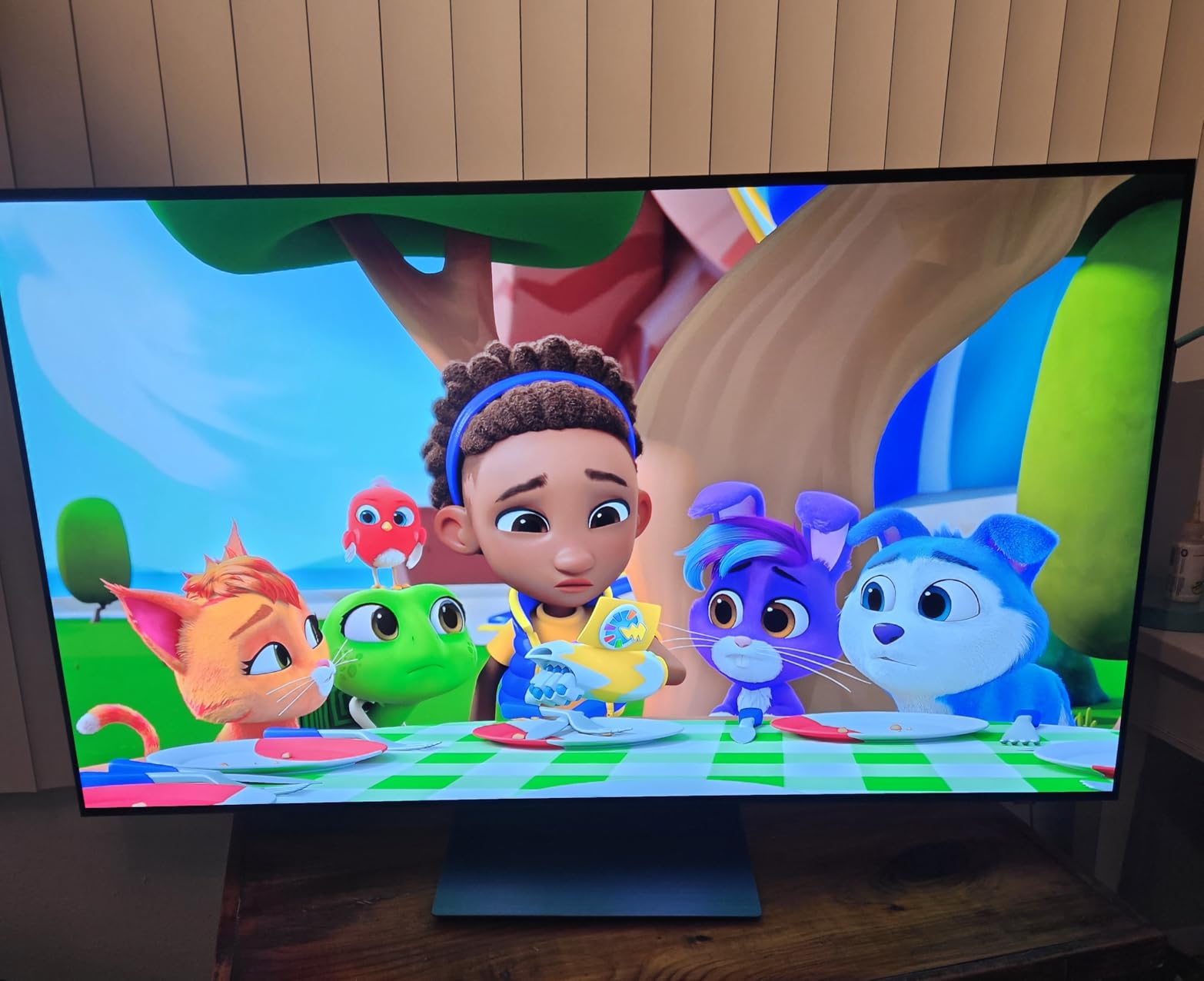 Samsung 48-Inch Class S90H Series, OLED, 4K, Smart TV, 2026 Model | Samsung Vision AI, Glare Free with Real Black & Real Color, OLED HDR+, NQ4 AI Gen3 Processor, Alexa Built-in customer photo 2