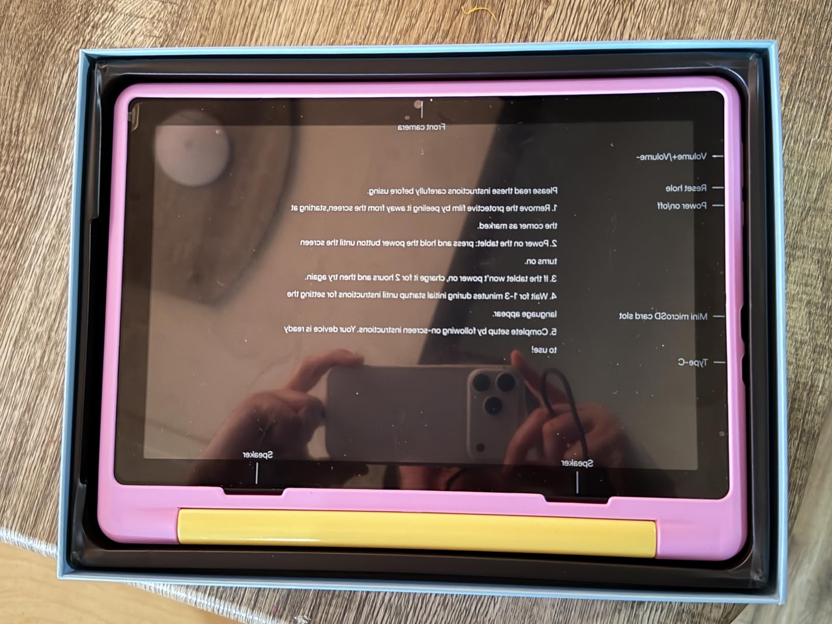 Urao Kids Tablet, Android 16 Tablet for Kids 10 inch with Case, 20GB RAM 64GB ROM 1TB TF Card Expandable for Toddler Children, Parental Control, Dual Camera, WiFi,Gift customer photo 2
