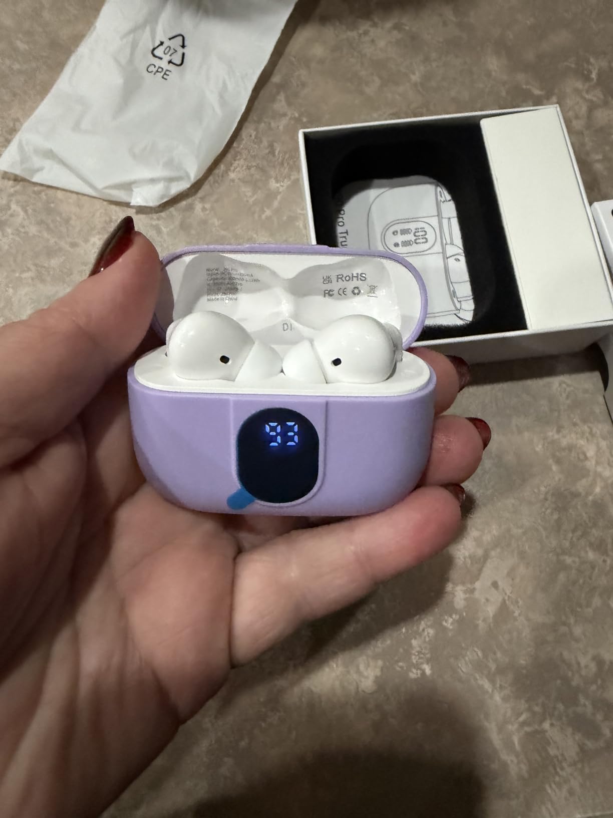 Ai Translation Earbuds Real Time, 3-in-1 Bluetooth 5.3 Translator Earbuds with 6 Translation Modes/164 Languages, No Subscription Required Translator Headphones, 40H Audifonos Traductores Inglés Español customer photo 2