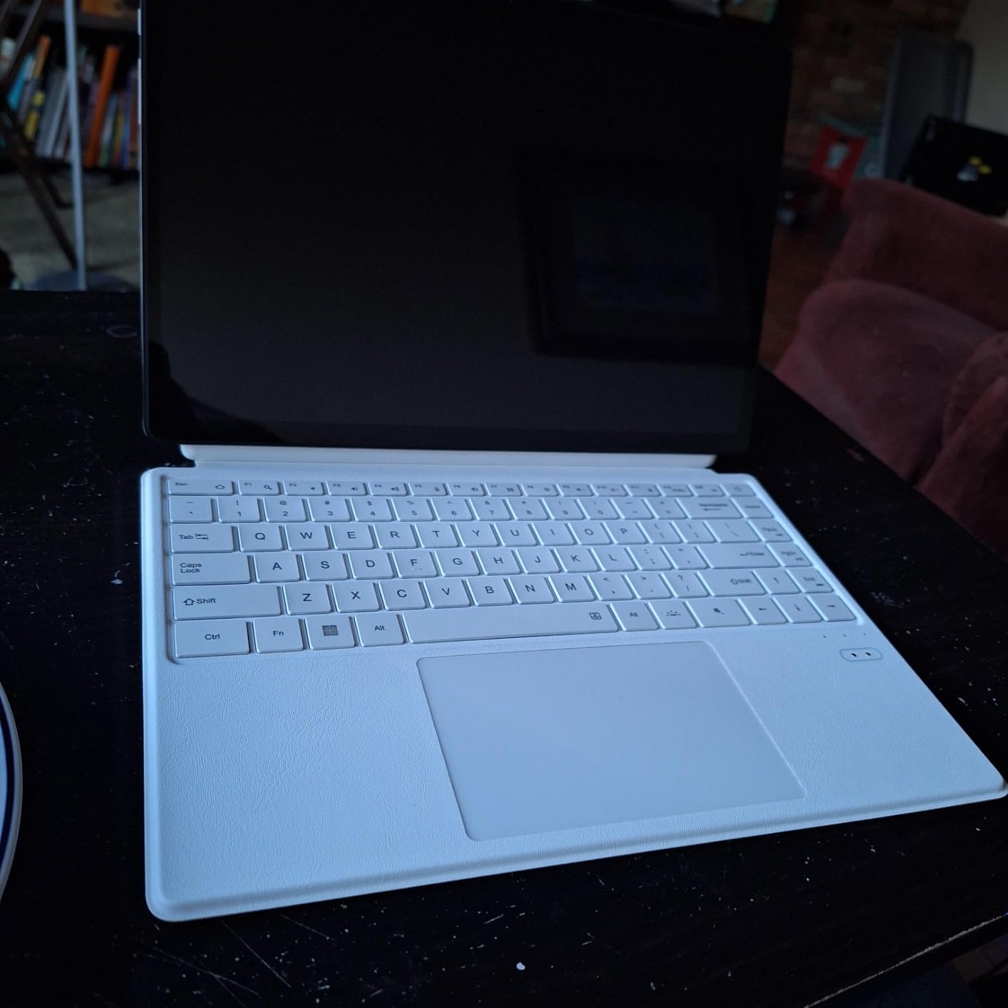 FUNYET 2 in 1 Laptop Touchscreen 2025, 14 Inch Tablet Laptop, Windows 11 Pro, 12th Gen N100 Processor, 16GB DDR5 RAM, 512GB SSD, Wi-Fi 6, Backlit Keyboard customer photo 1