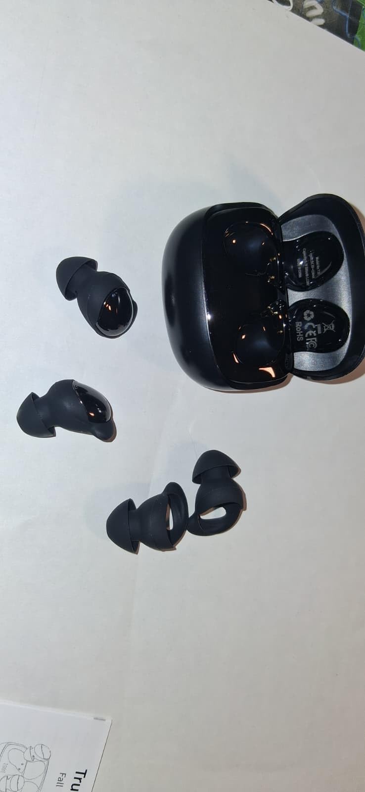 T33 Sleep Earbuds, Bluetooth 6.0 Noise Cancelling Sleep Headphones for Side Sleepers, ANC Up to 98%, Sleep Mode, 48H Playtime, Small Earbuds Comfort Fit for Sleeping, Travel, Work, Glossy Black customer photo 1