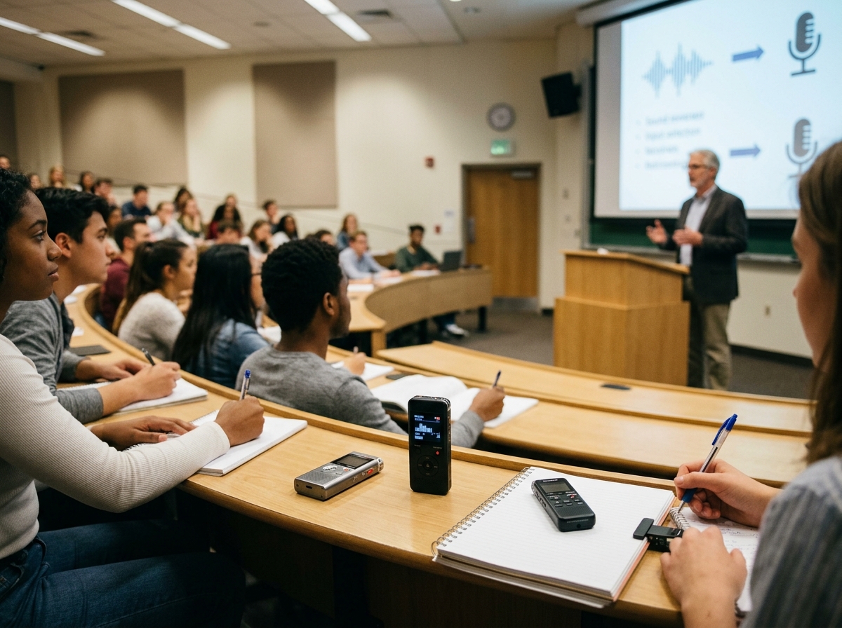 10 Best Voice Recorders for Lectures (August 2026) Expert Tested