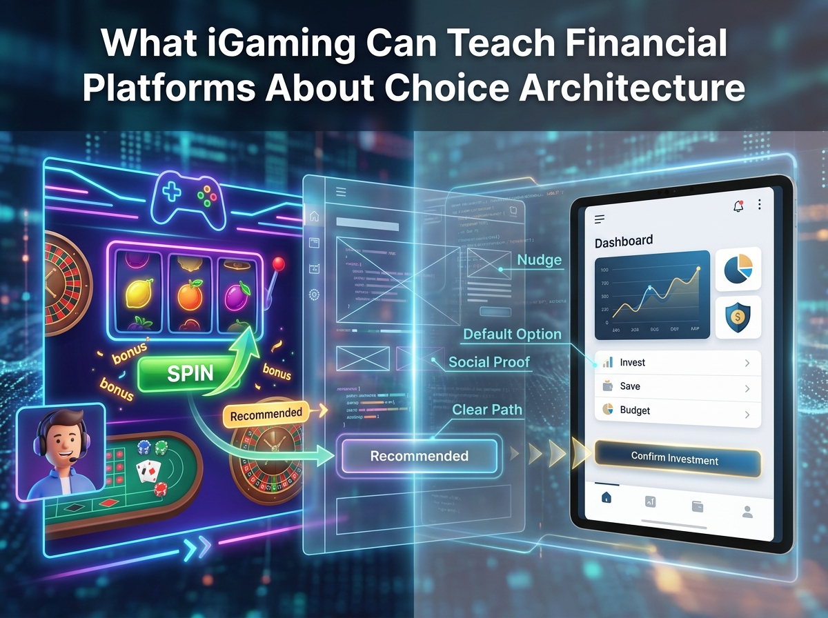 What iGaming Can Teach Financial Platforms About Choice Architecture