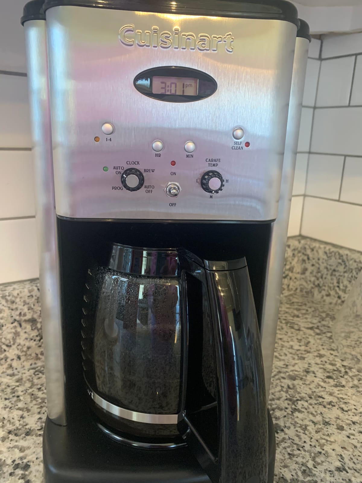 Cuisinart DCC-1200P1 Brew Central 12-Cup Programmable Coffeemaker, Brushed Chrome customer photo 1