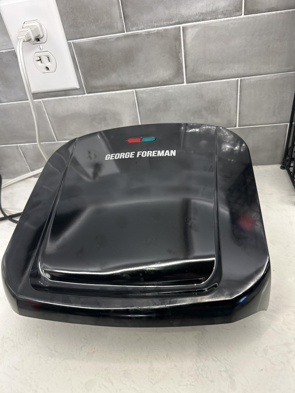 George Foreman 4-Serving Indoor Grill with Removable Plates customer photo 2