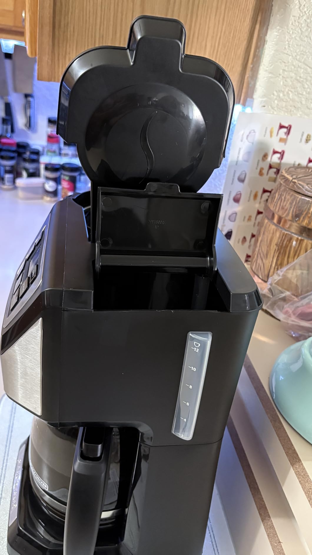 BLACK+DECKER 12-Cup Grind and Brew Coffee Maker | 12-cup grind and brew coffee maker with built-in grinder, programmable timer, and Sneak-A-Cup feature. customer photo 1