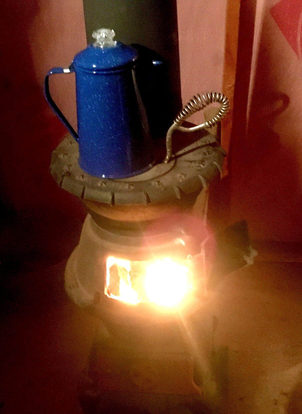 GSI Outdoors Percolator Coffee Pot, Enamelware Campfire Coffee Boiler Kettle for Outdoor Camping, Cabin, RV, Kitchen customer photo 1