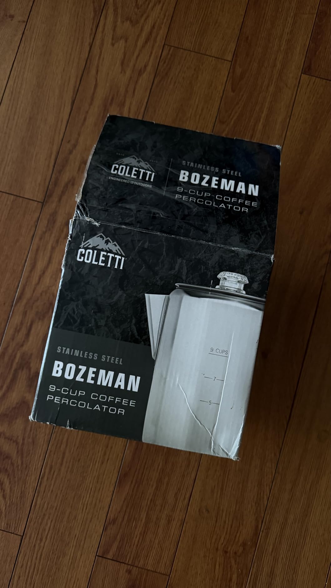 COLETTI Bozeman Percolator Coffee Pot - NO Aluminum or Plastic, 9 cup customer photo 1