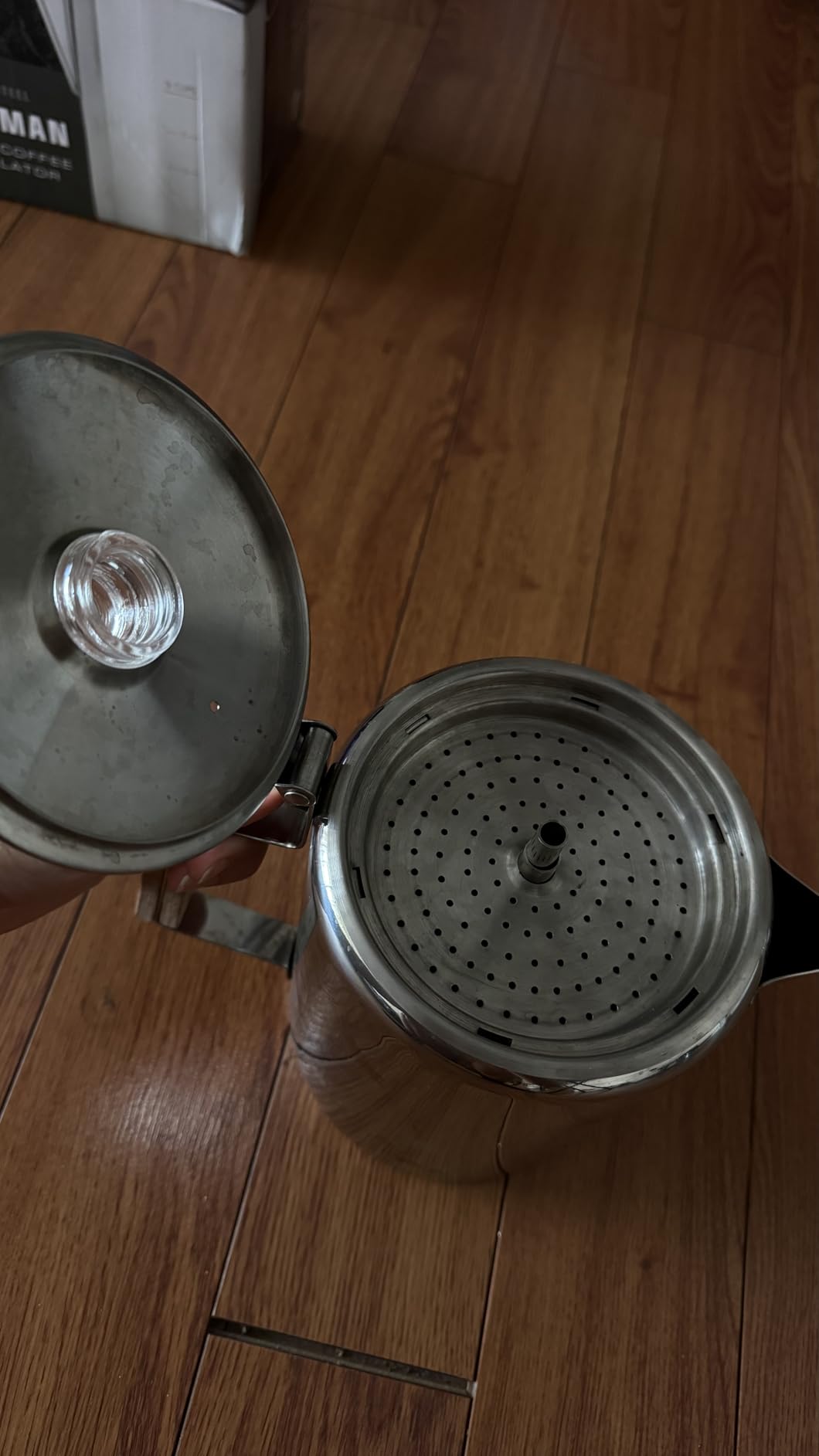 COLETTI Bozeman Percolator Coffee Pot - NO Aluminum or Plastic, 9 cup customer photo 2