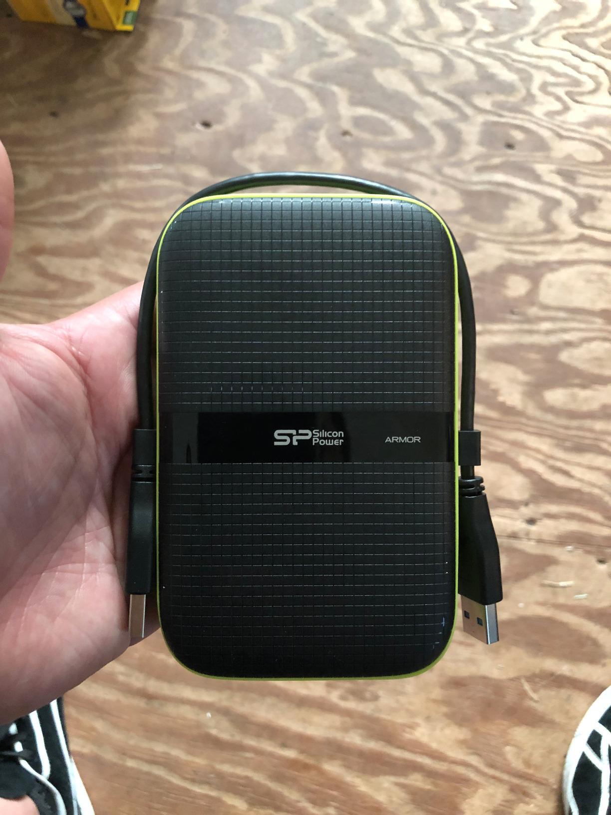 SP Silicon Power 2TB Rugged Portable External Hard Drive Armor A60 Shockproof USB 3.1 Gen1 for PC Mac Xbox and PS4 customer photo 1