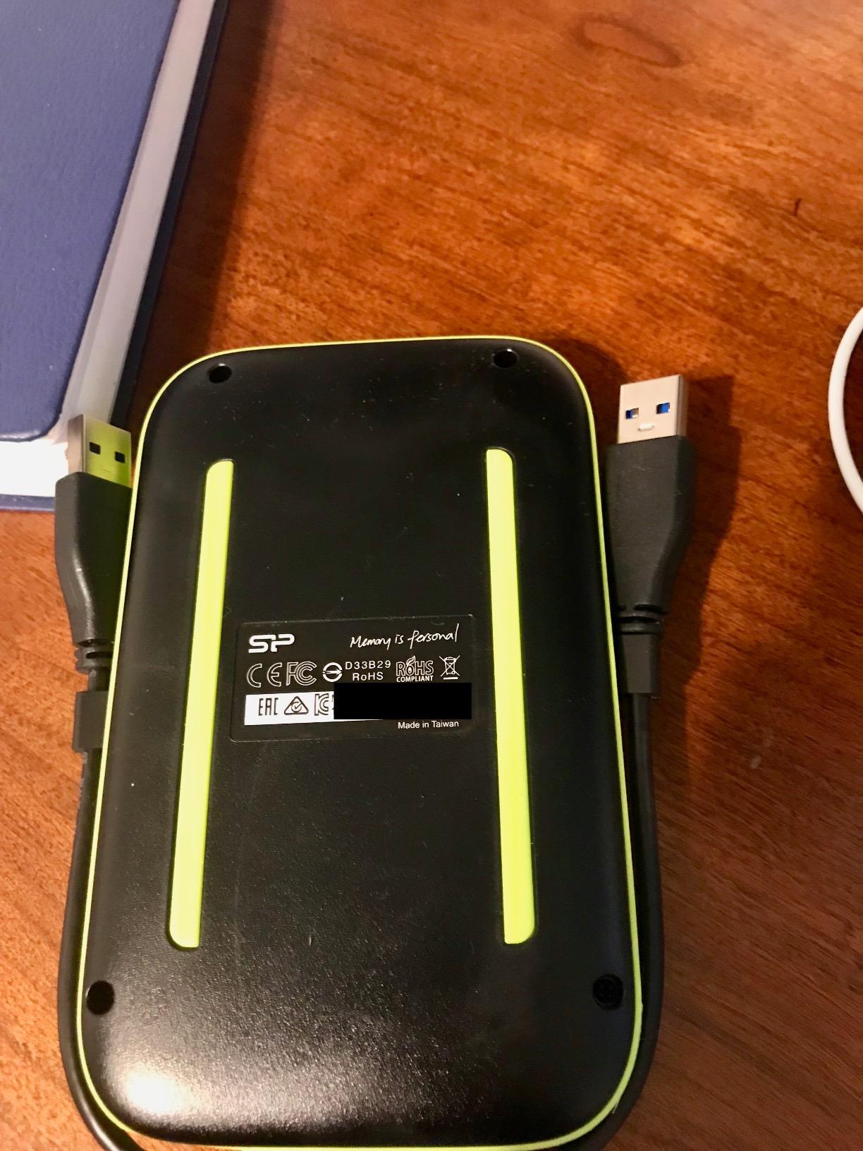 SP Silicon Power 2TB Rugged Portable External Hard Drive Armor A60 Shockproof USB 3.1 Gen1 for PC Mac Xbox and PS4 customer photo 2