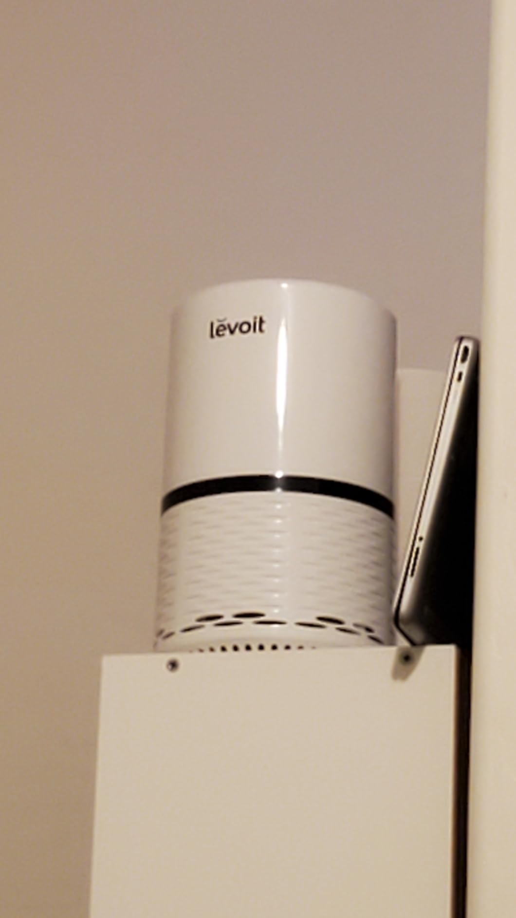 Levoit Air Purifier for Home Pets Bedroom, Air Purifiers Quiet Operation | High-Efficiency Filter for Smoke, Dust, Pollen, Odors in Office Nursery, Optional Night Light, AHAM VERIFIDE, LV-H132, White customer photo 2