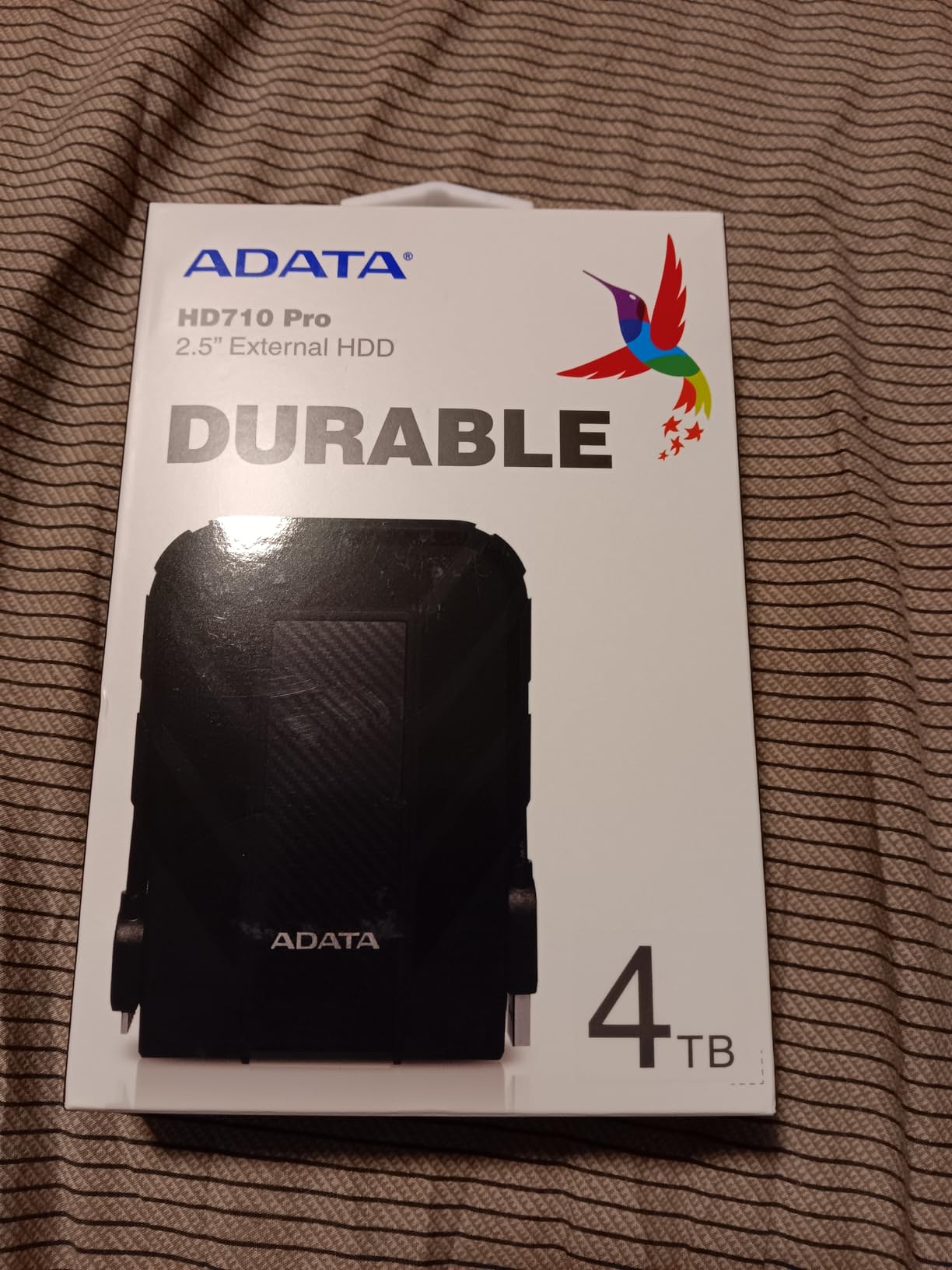 ADATA HD710 Pro - 2 TB External Hard Drive - Shockproof, Waterproof & Dustproof - Durable Storage - For Gamers, Students & Professionals - Mac, PC & Linux Compatible - Black - AHD710P-2TU31-CBK customer photo 1