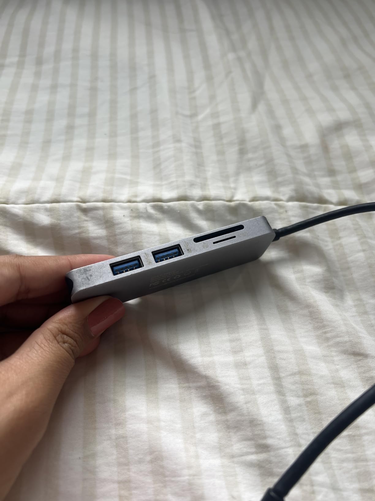MOKiN USB C Hub HDMI Adapter Dongle for MacBook/Dell/HP/Lenovo Laptop | 4K@60HZ HDMI, 3*5Gbps USB A 3.0, 100W USB C Charging Port, SD/microSD Card Reader customer photo 1
