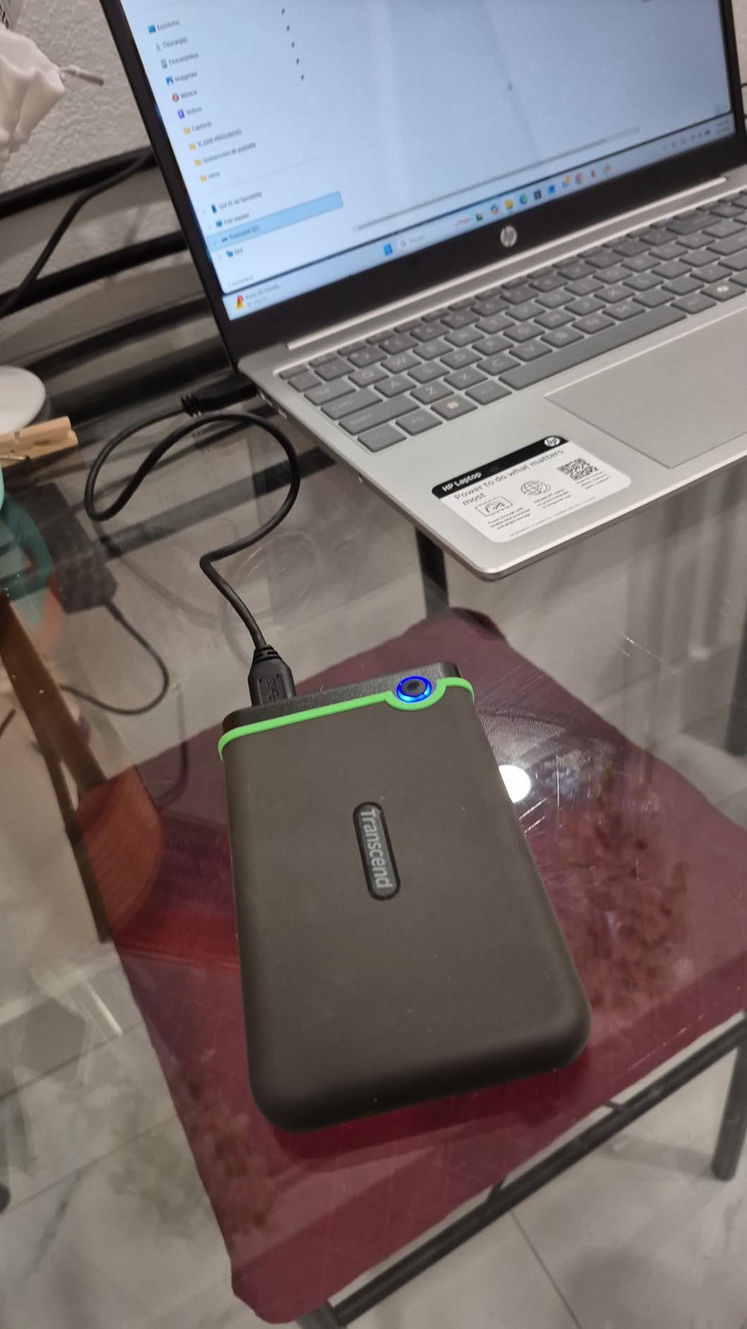 Transcend 2TB StoreJet 25M3 Rugged Portable HDD, One Touch Backup, 3-stage shock protection, USB 3.1 Type-A, Anti-Shock Resistant customer photo 1
