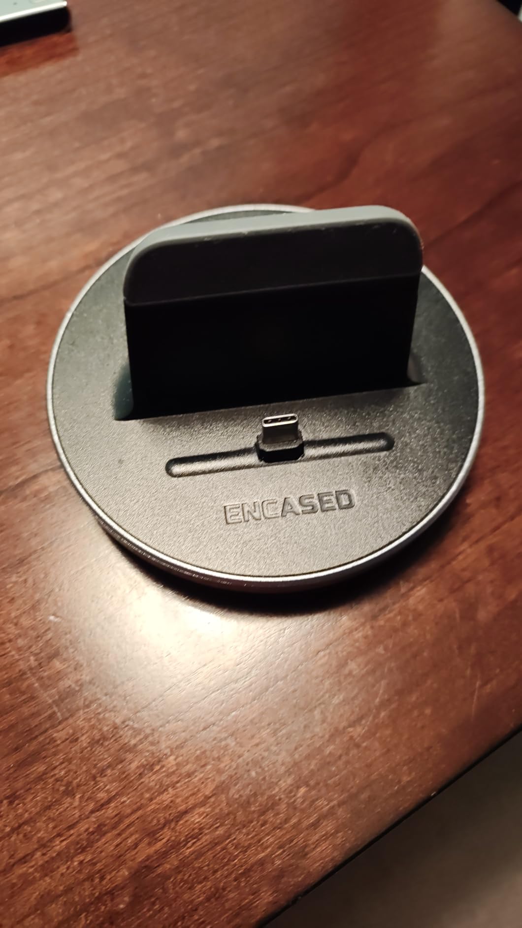 Encased Desktop Charging Stand for USB-C Phone and Tablets, Adjustable Case-Friendly Dock Station Charger, Super Fast Charge Compatible (Wired Type-C) customer photo 2
