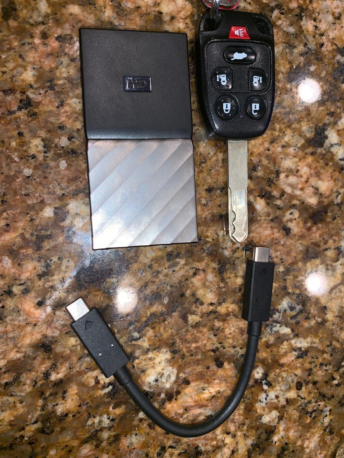 WD 1TB My Passport SSD External Portable Drive, USB 3.1, Up to 540 MB/s - WDBKVX0010PSL-WESN customer photo 2